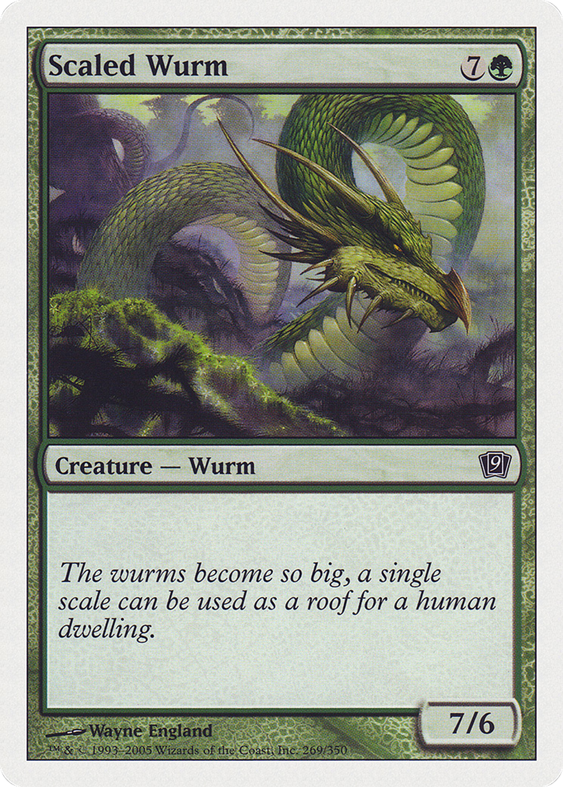 Guivre écailleuse — Ninth Edition — Magic: The Gathering