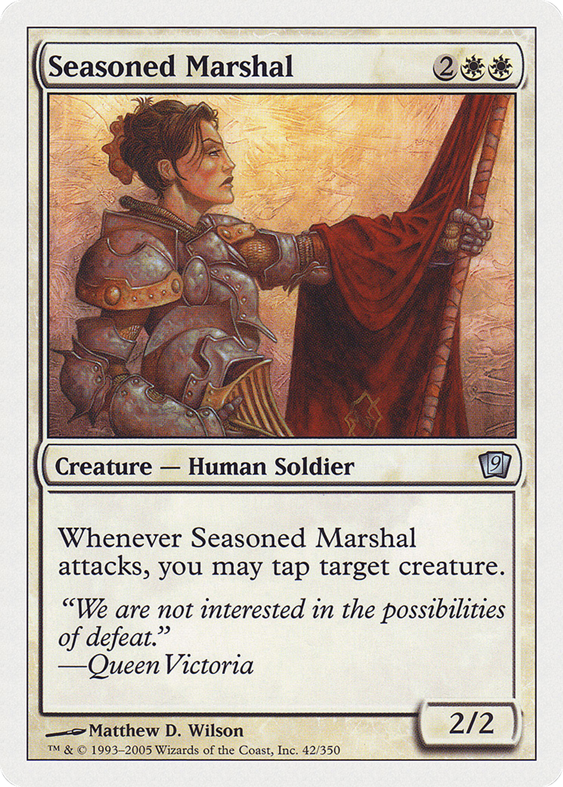 Maréchale aguerrie — Ninth Edition — Magic: The Gathering
