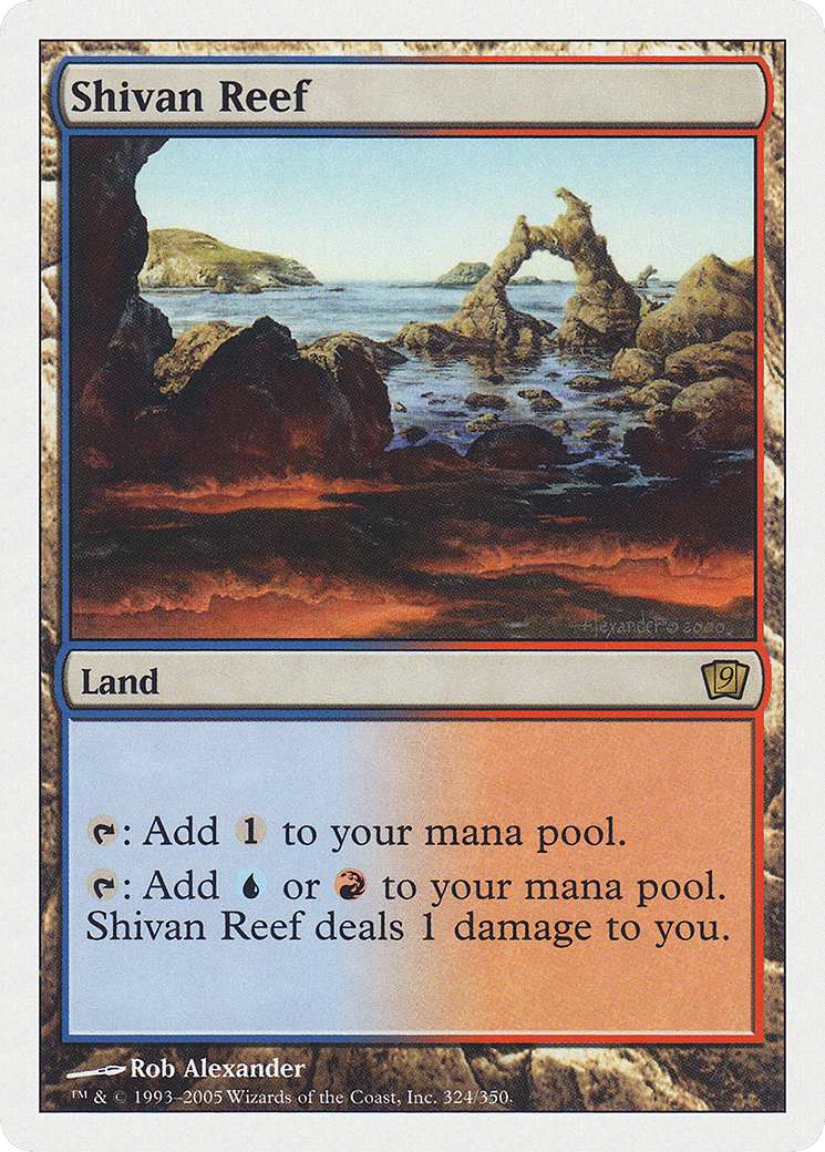 Shivan Reef — Ninth Edition — Magic: The Gathering