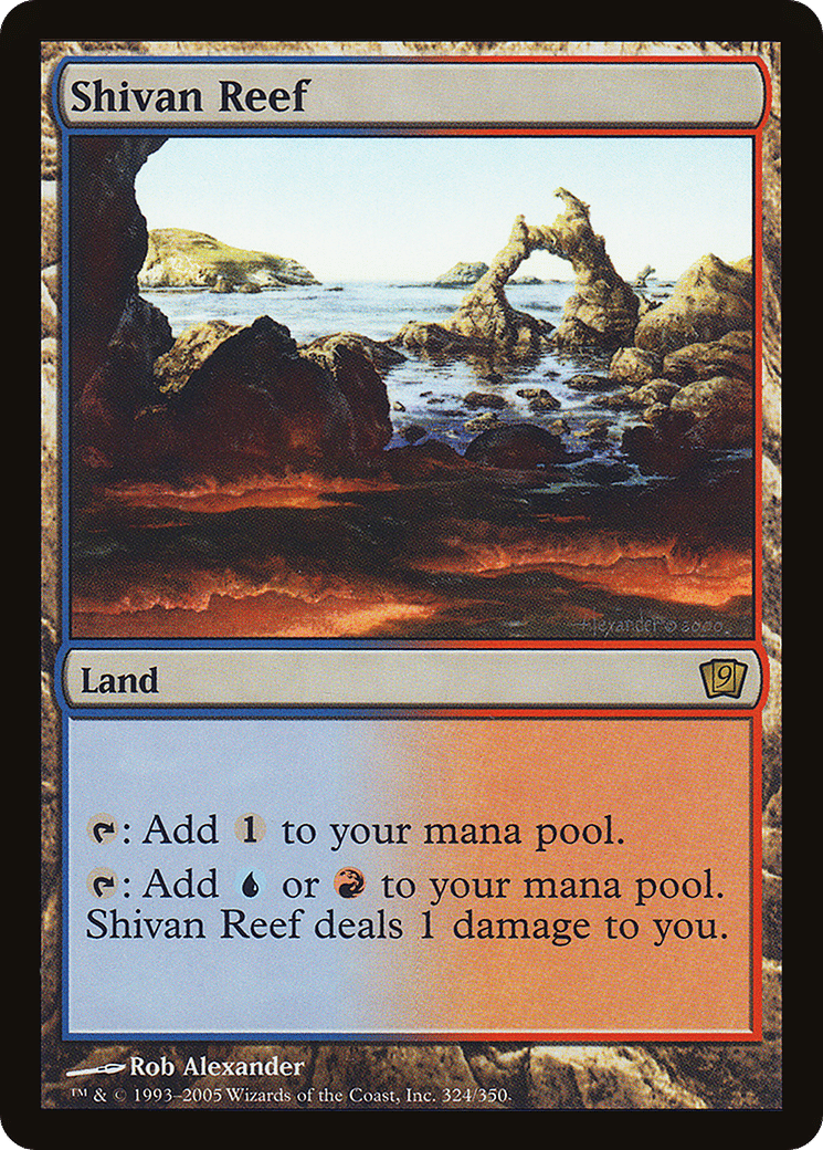 Shivan Reef — Ninth Edition — Magic: The Gathering