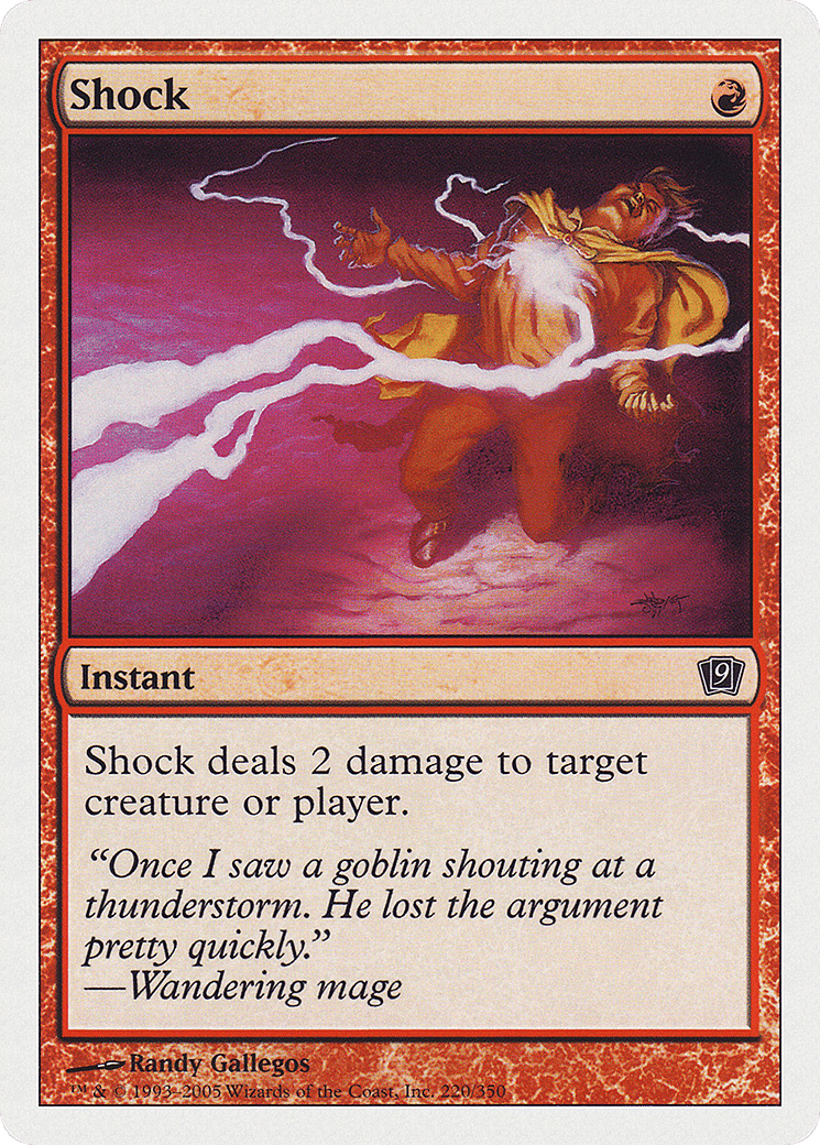 Shock — Ninth Edition — Magic: The Gathering
