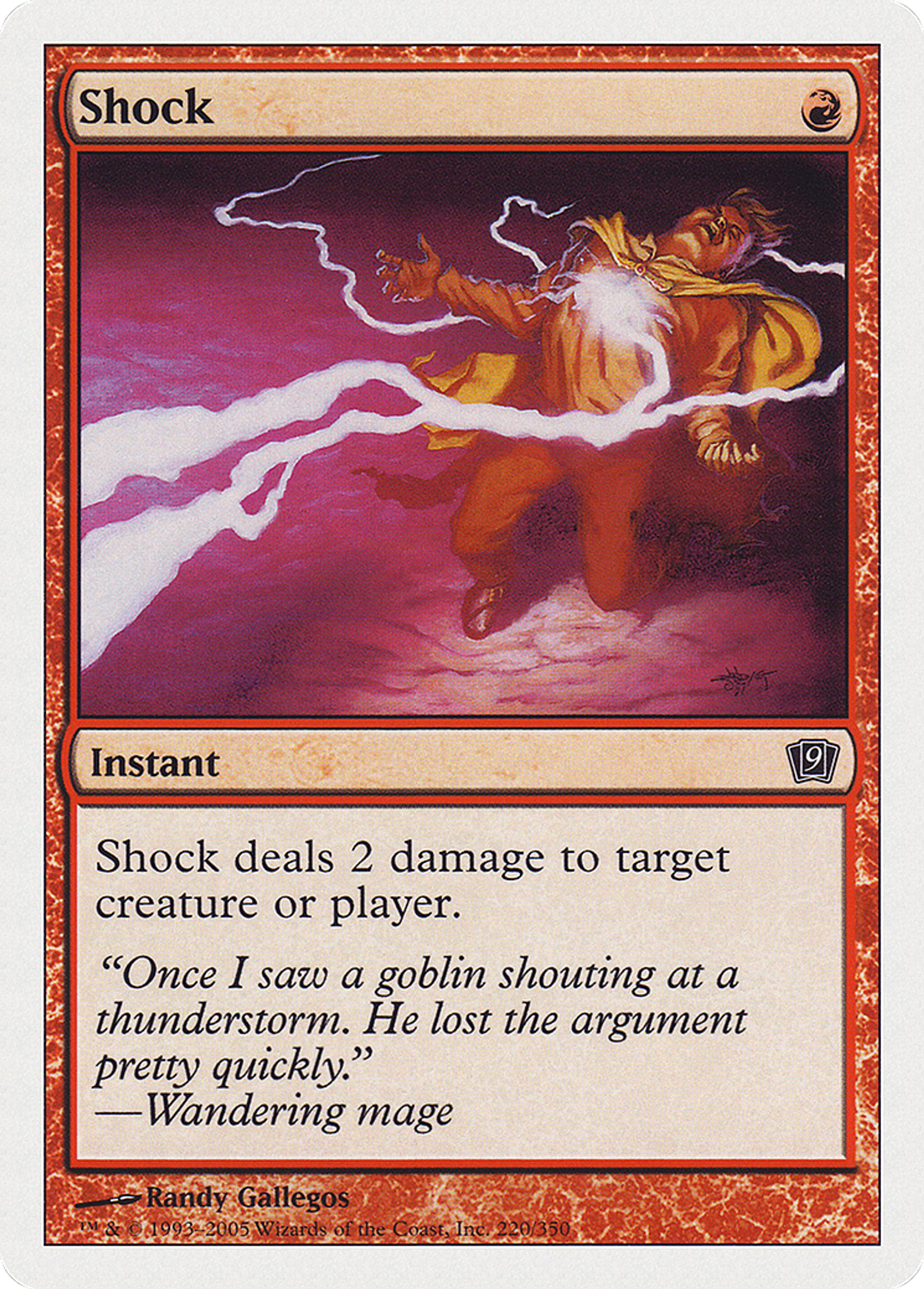 Shock — Ninth Edition — Magic: The Gathering