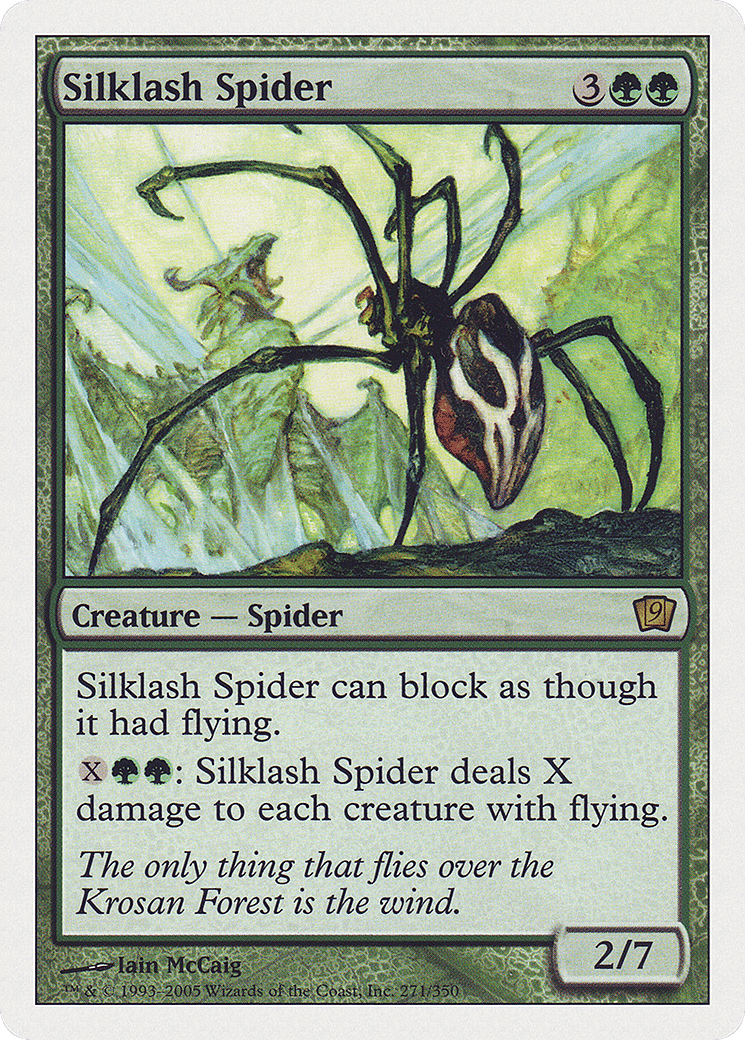 Silklash Spider — Ninth Edition — Magic: The Gathering