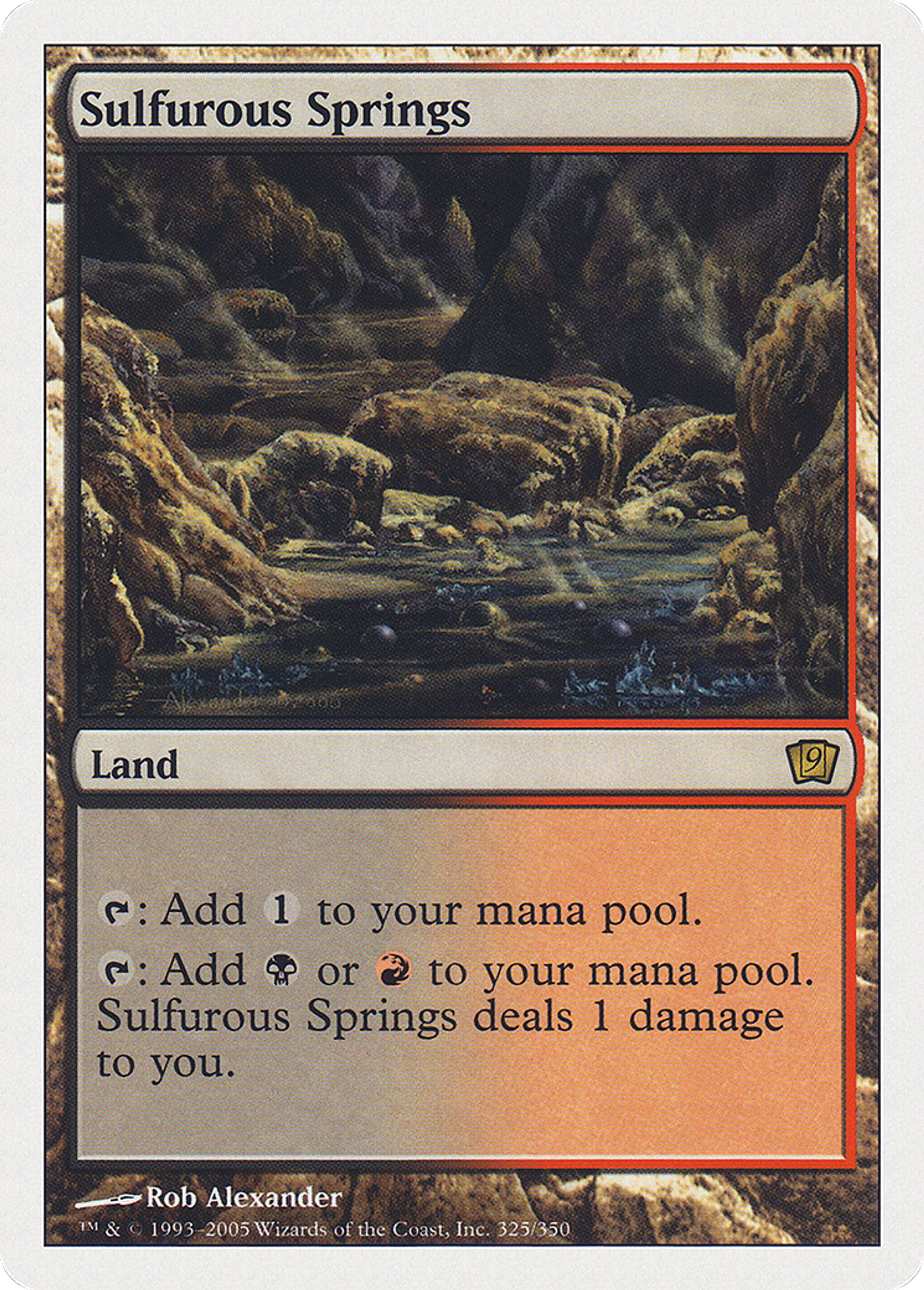 Sources sulfureuses — Ninth Edition — Magic: The Gathering