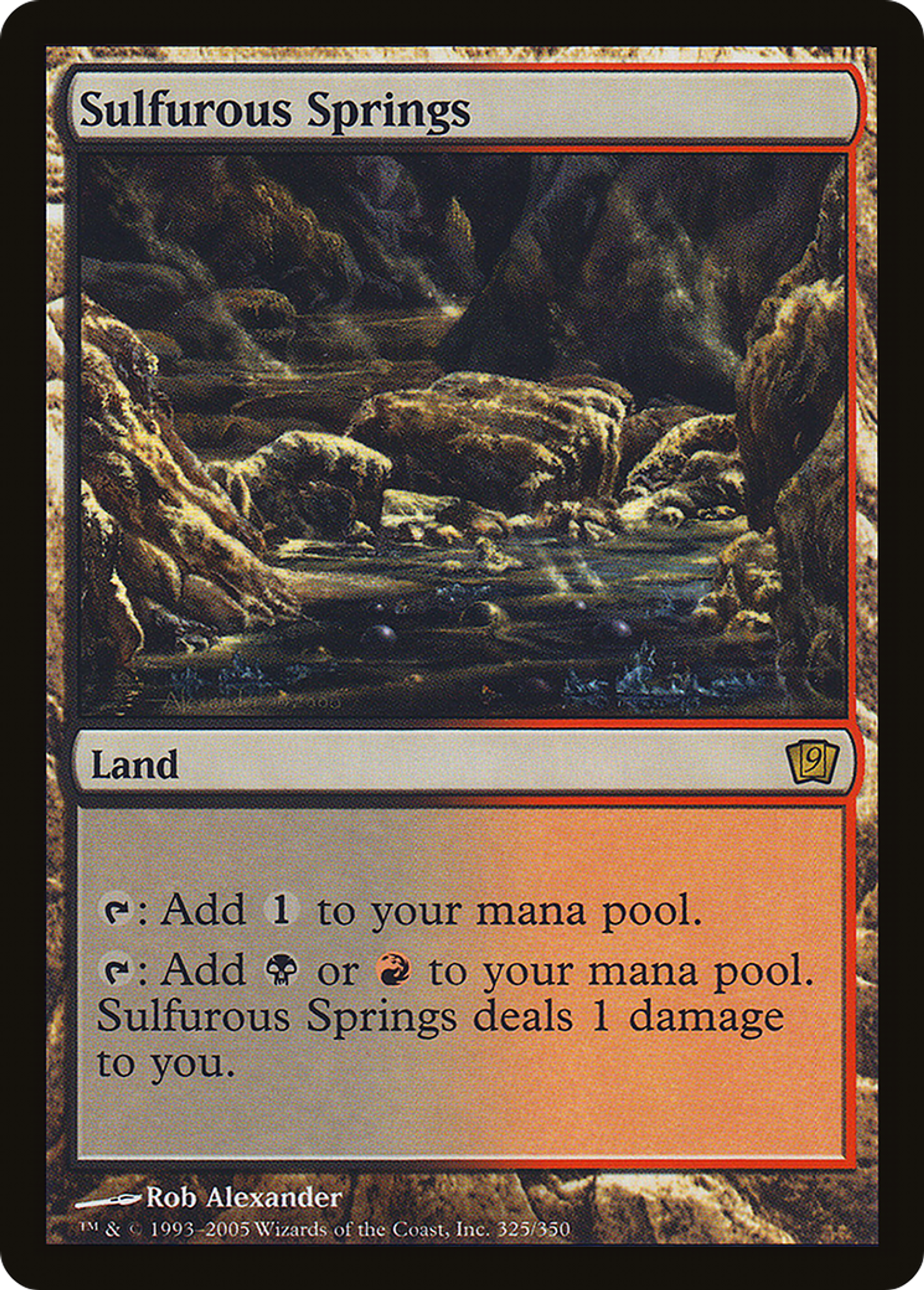 Sources sulfureuses — Ninth Edition — Magic: The Gathering