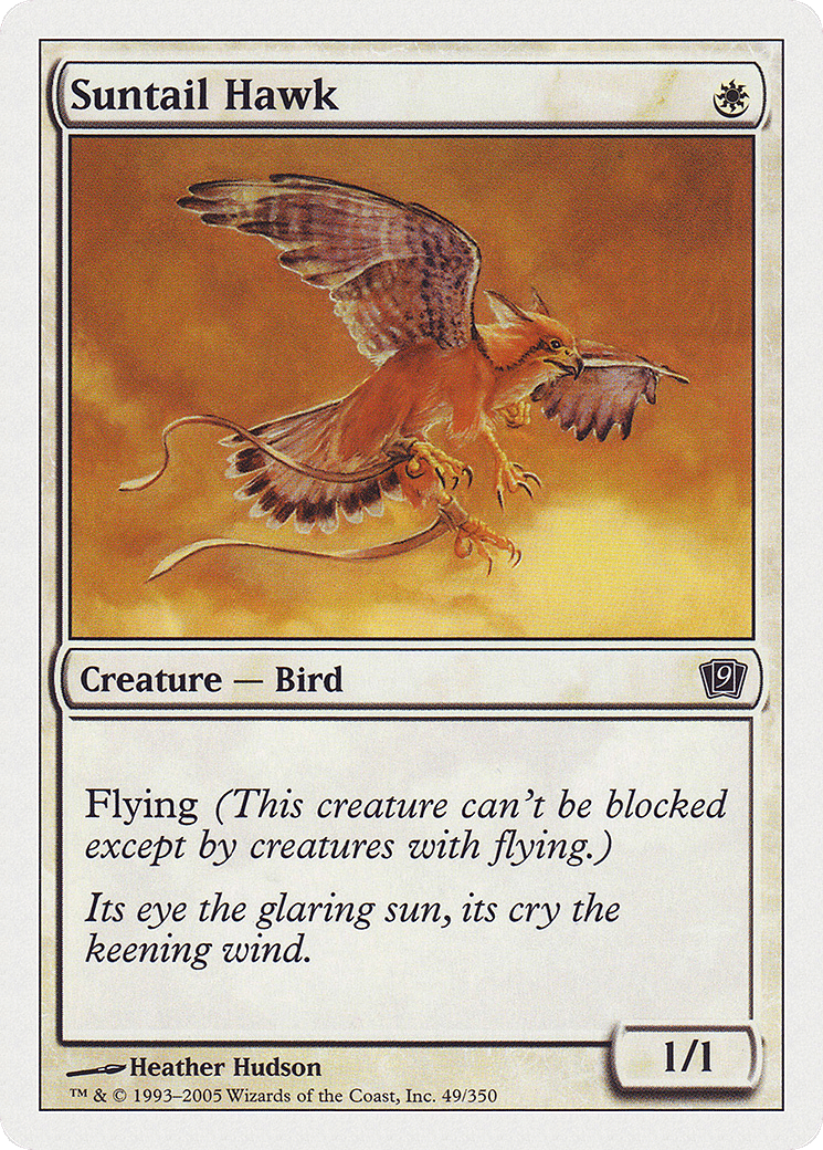 Suntail Hawk — Ninth Edition — Magic: The Gathering