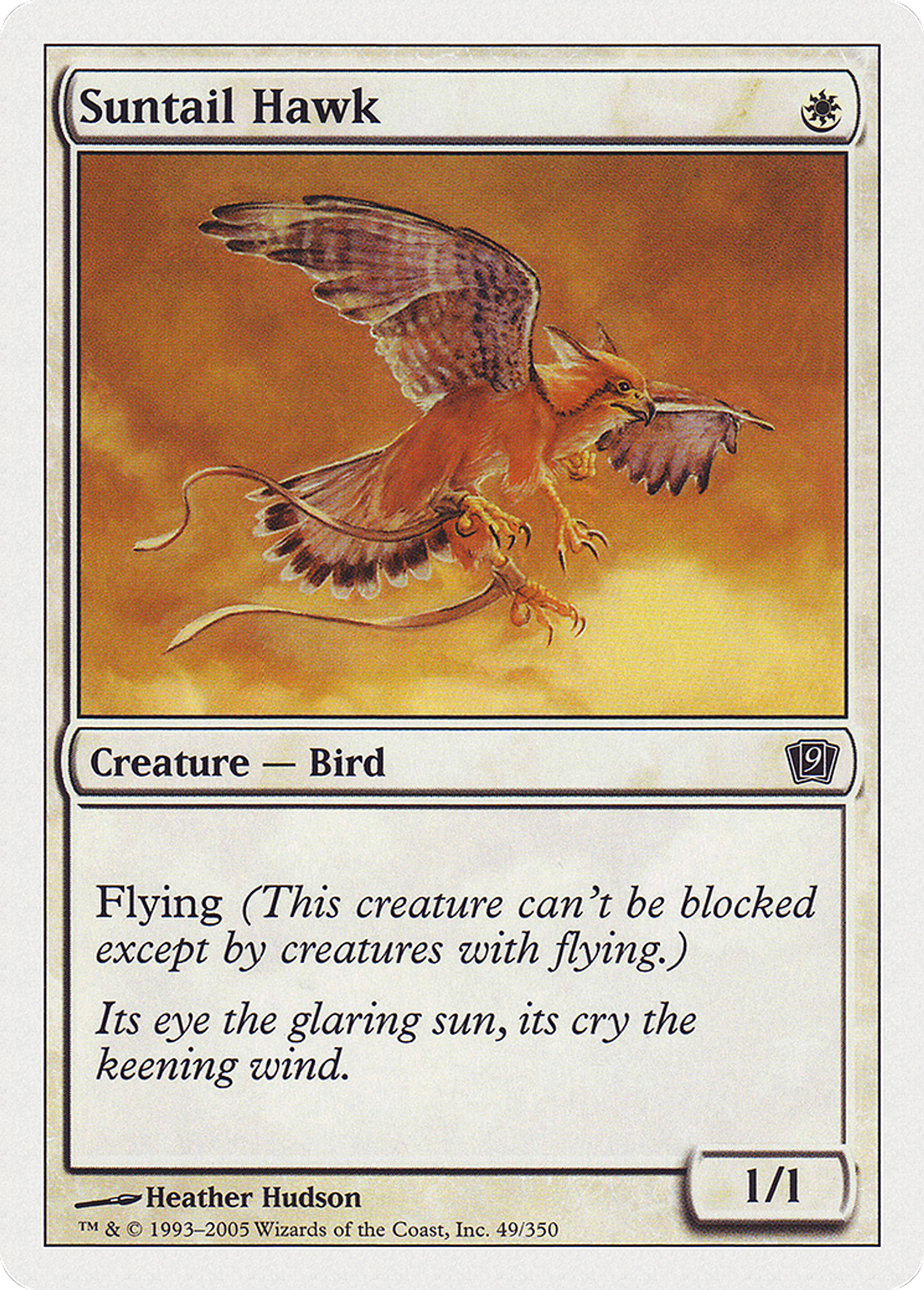 Faucon mordoré — Ninth Edition — Magic: The Gathering