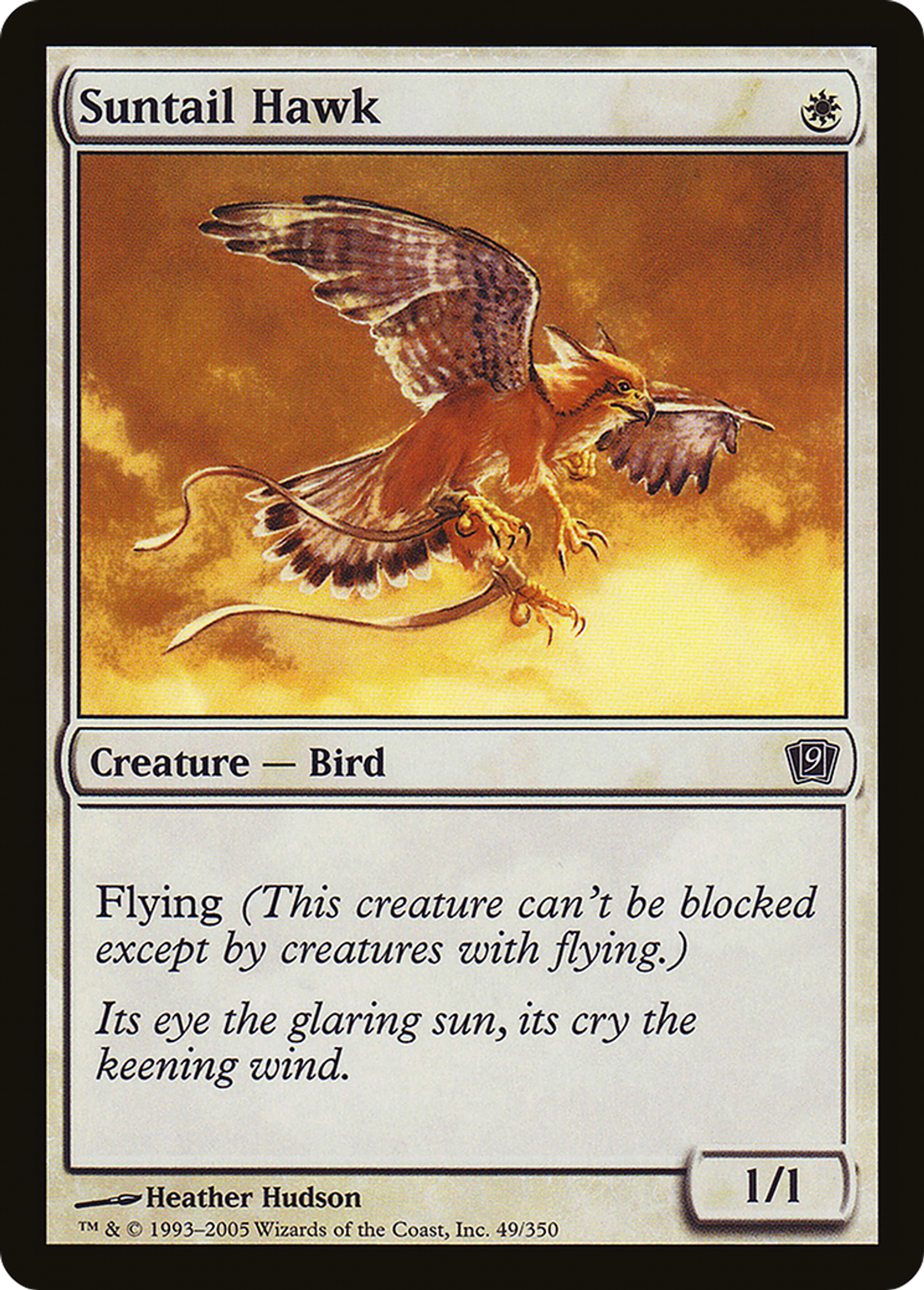 Faucon mordoré — Ninth Edition — Magic: The Gathering