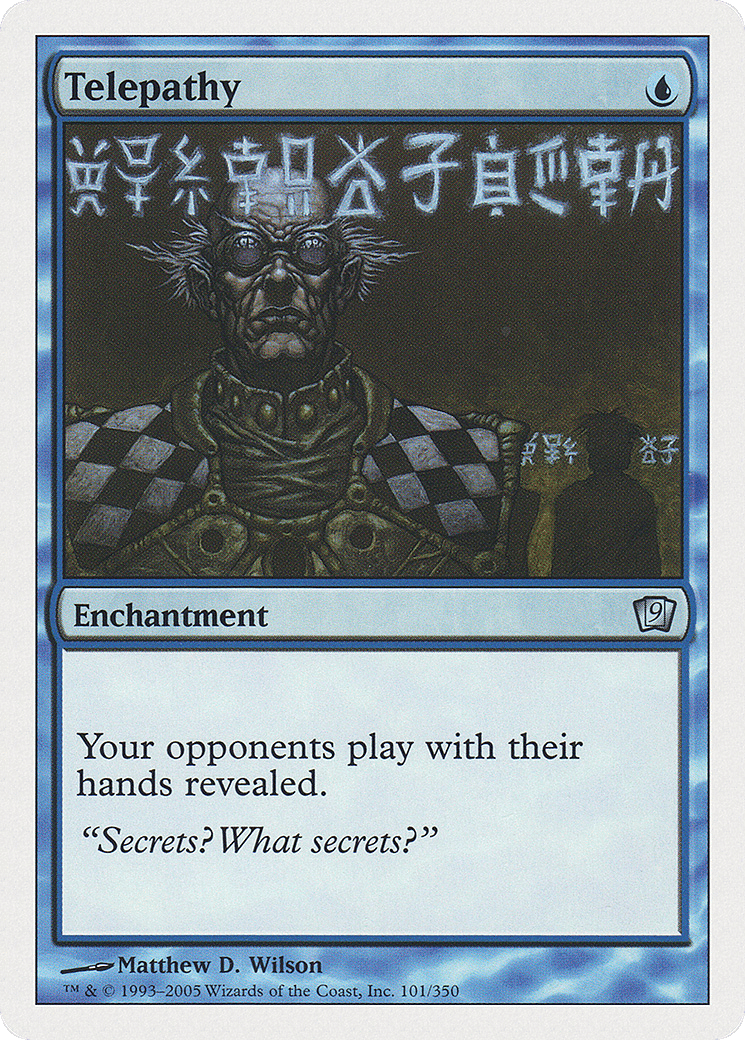 Telepathy — Ninth Edition — Magic: The Gathering