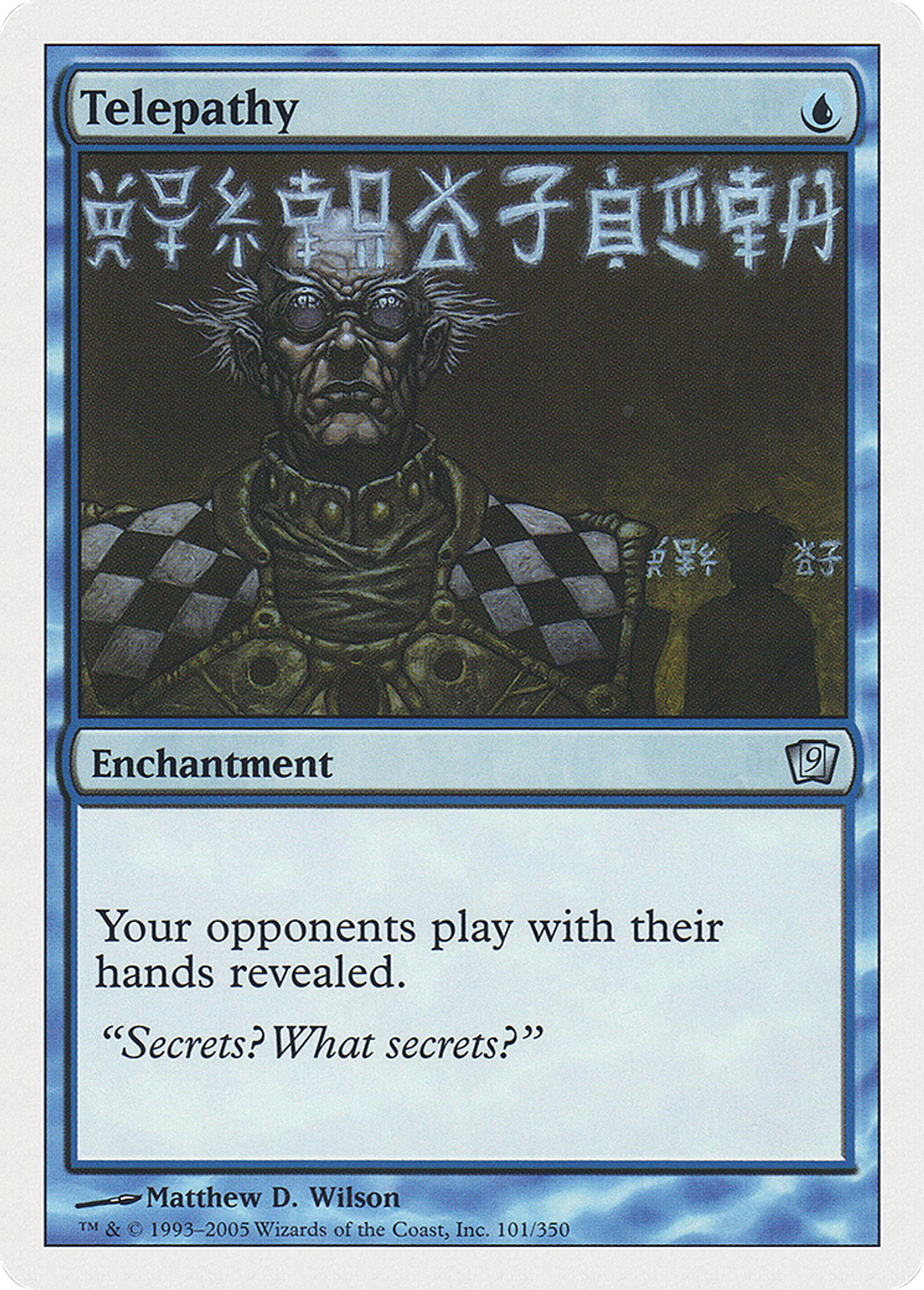 Télépathie — Ninth Edition — Magic: The Gathering