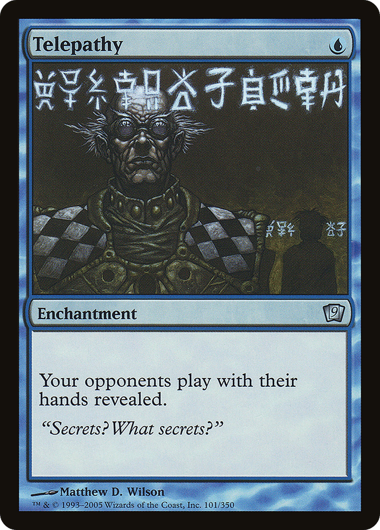 Telepathy — Ninth Edition — Magic: The Gathering