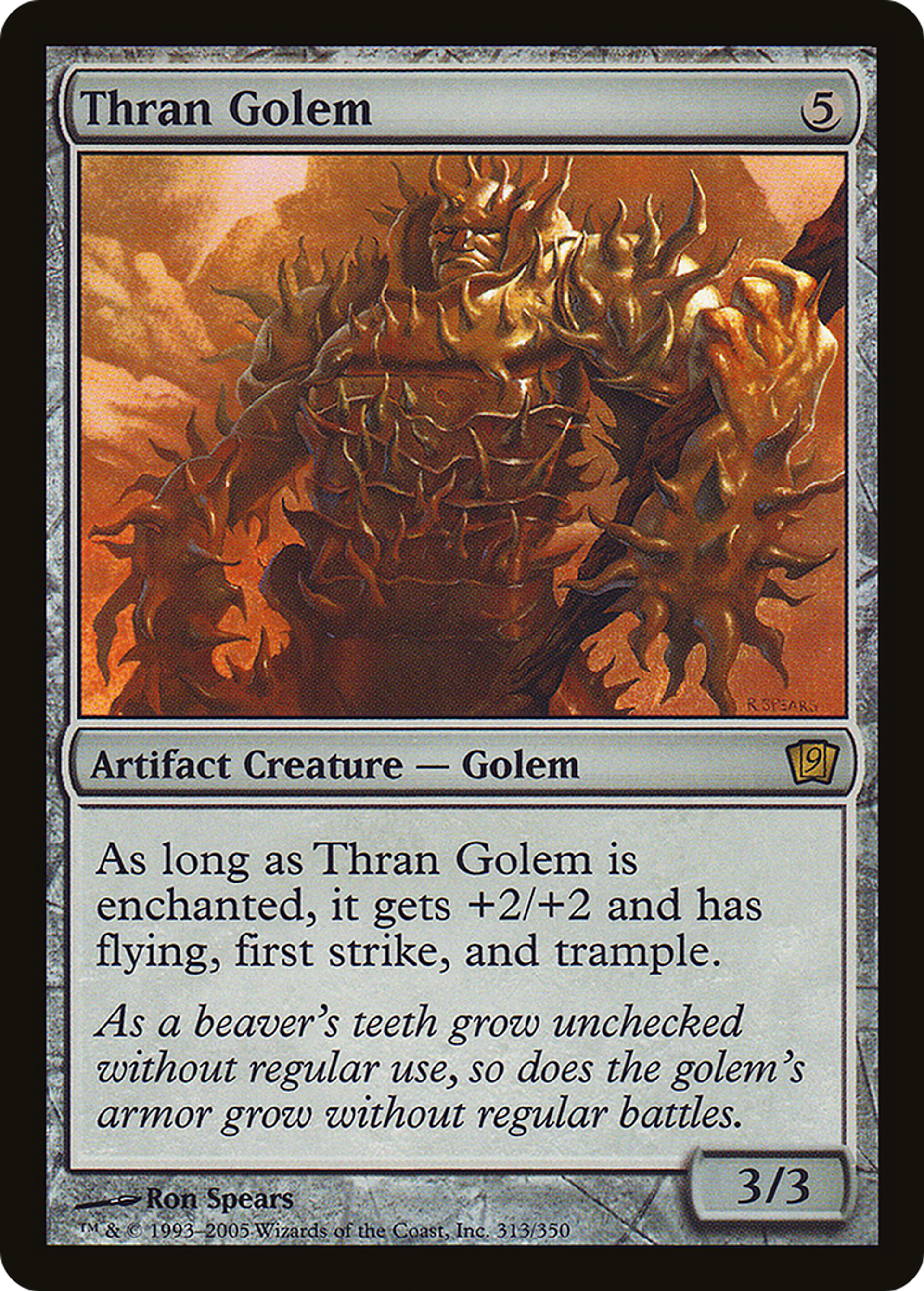 Golem thran — Ninth Edition — Magic: The Gathering