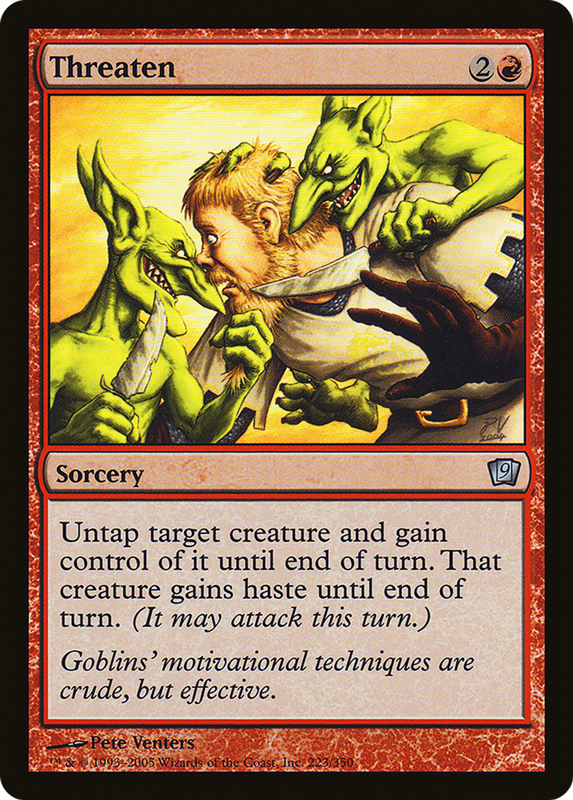 Menace — Ninth Edition — Magic: The Gathering
