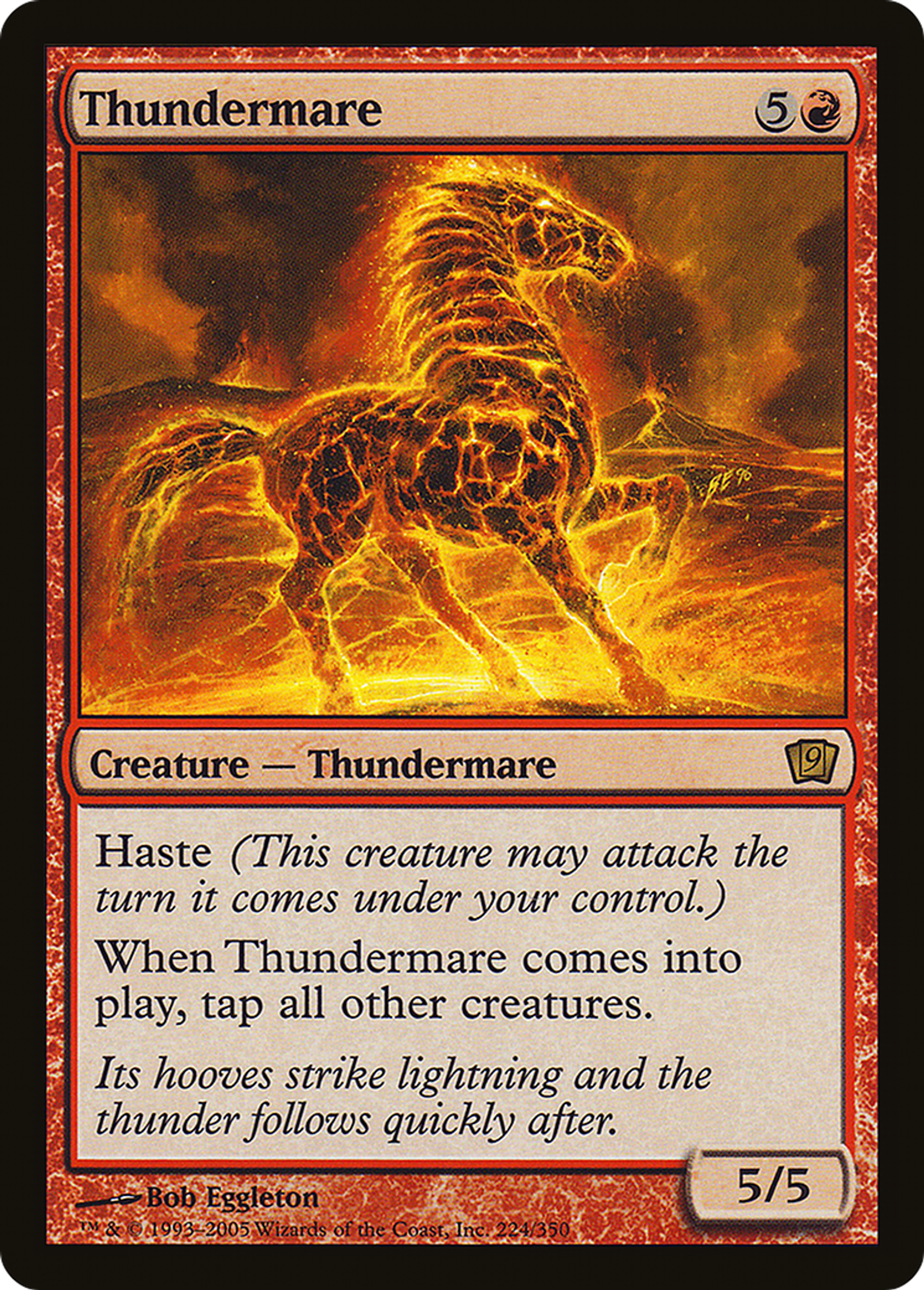 Cheval de foudre — Ninth Edition — Magic: The Gathering