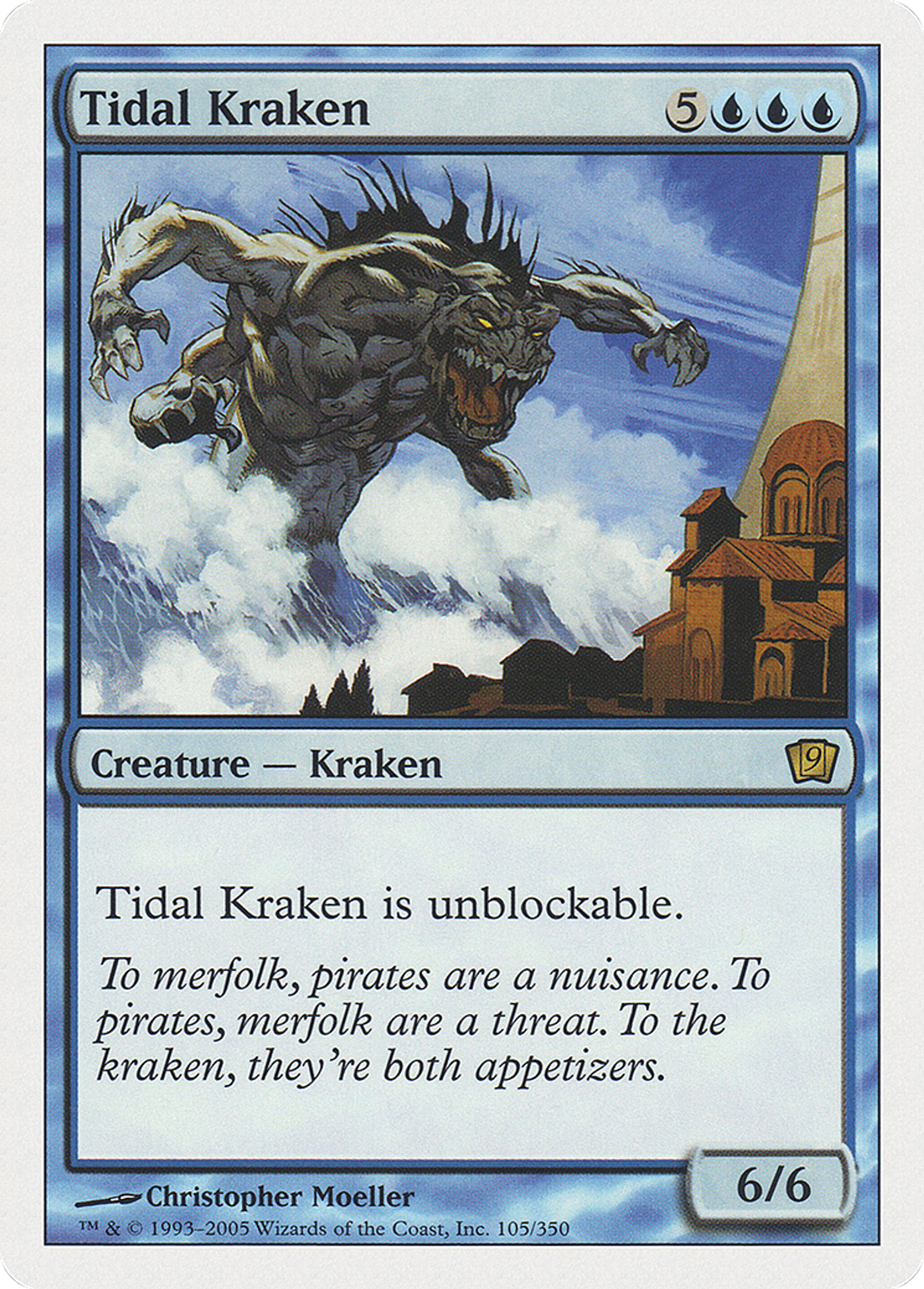 Kraken des marées — Ninth Edition — Magic: The Gathering