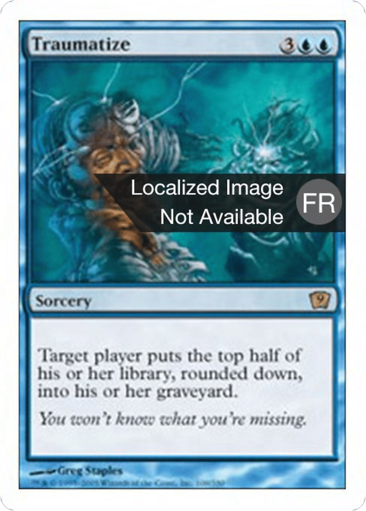 Traumatisme — Ninth Edition — Magic: The Gathering
