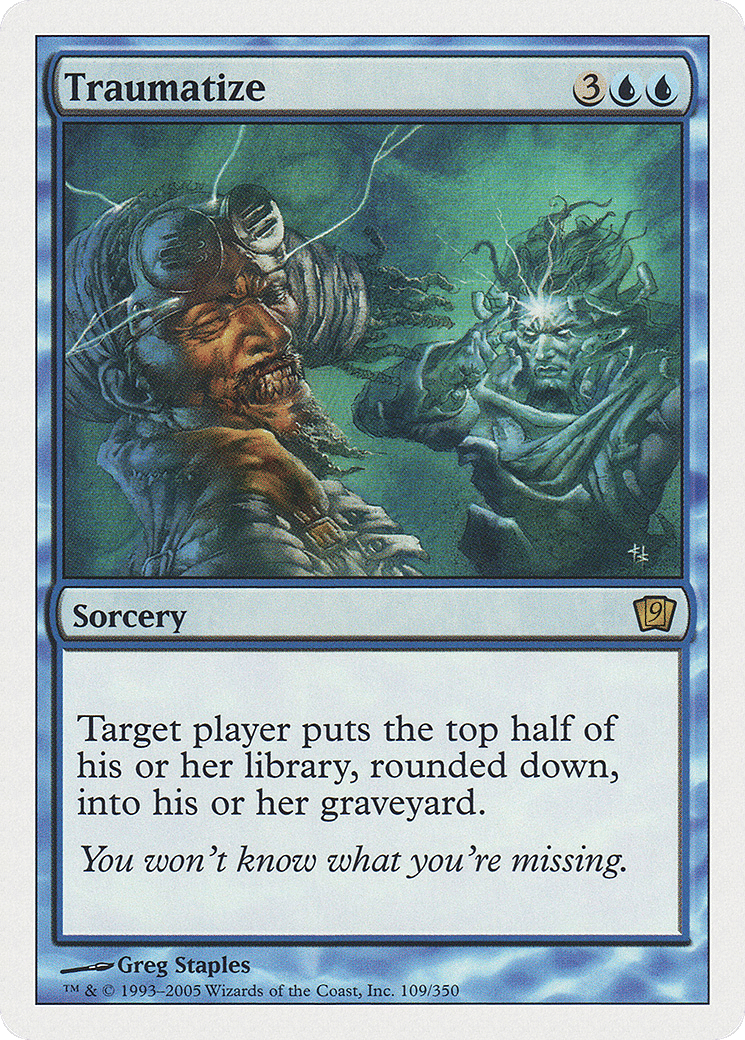 Traumatize — Ninth Edition — Magic: The Gathering