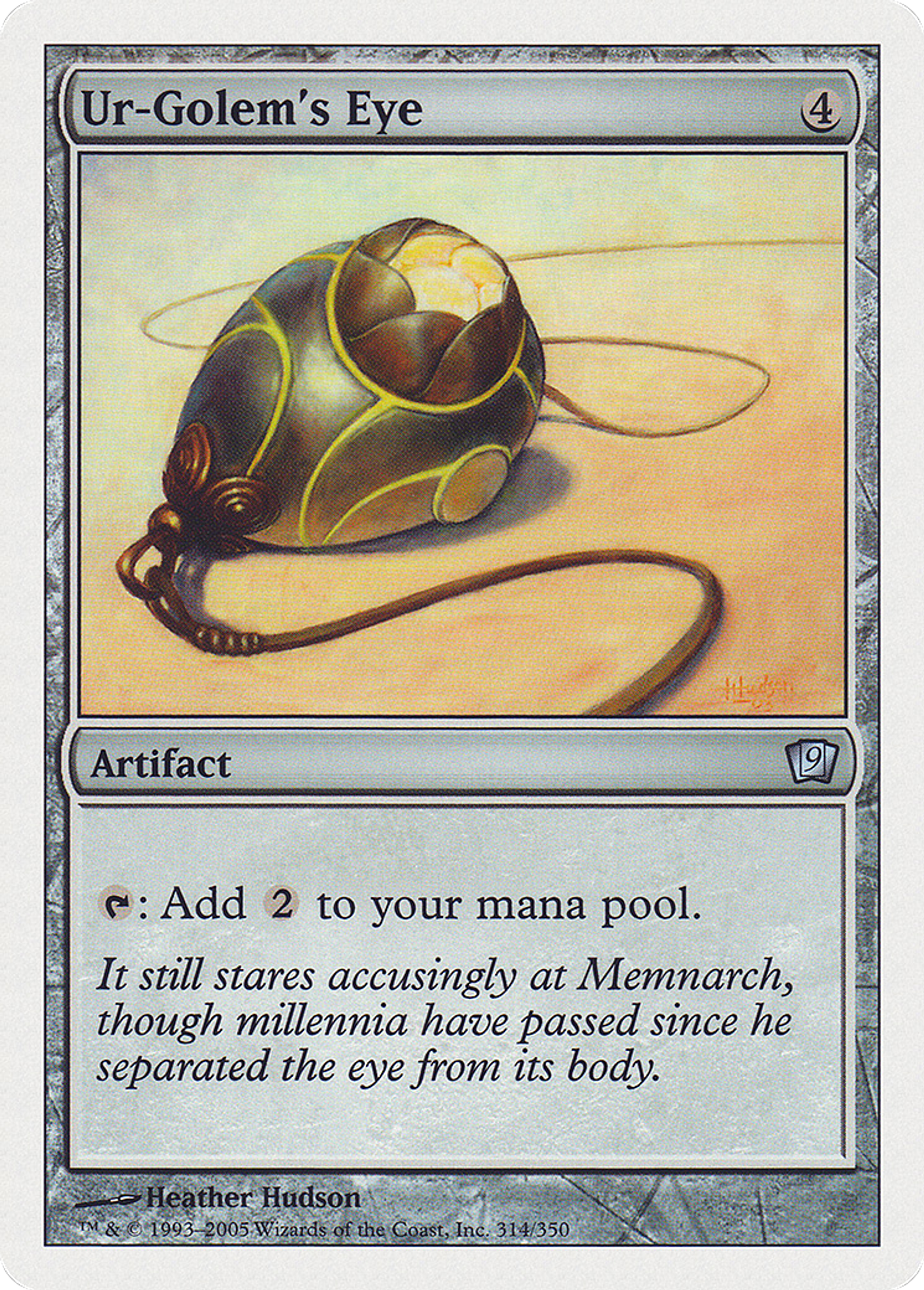 Œil de l'Ur-Golem — Ninth Edition — Magic: The Gathering