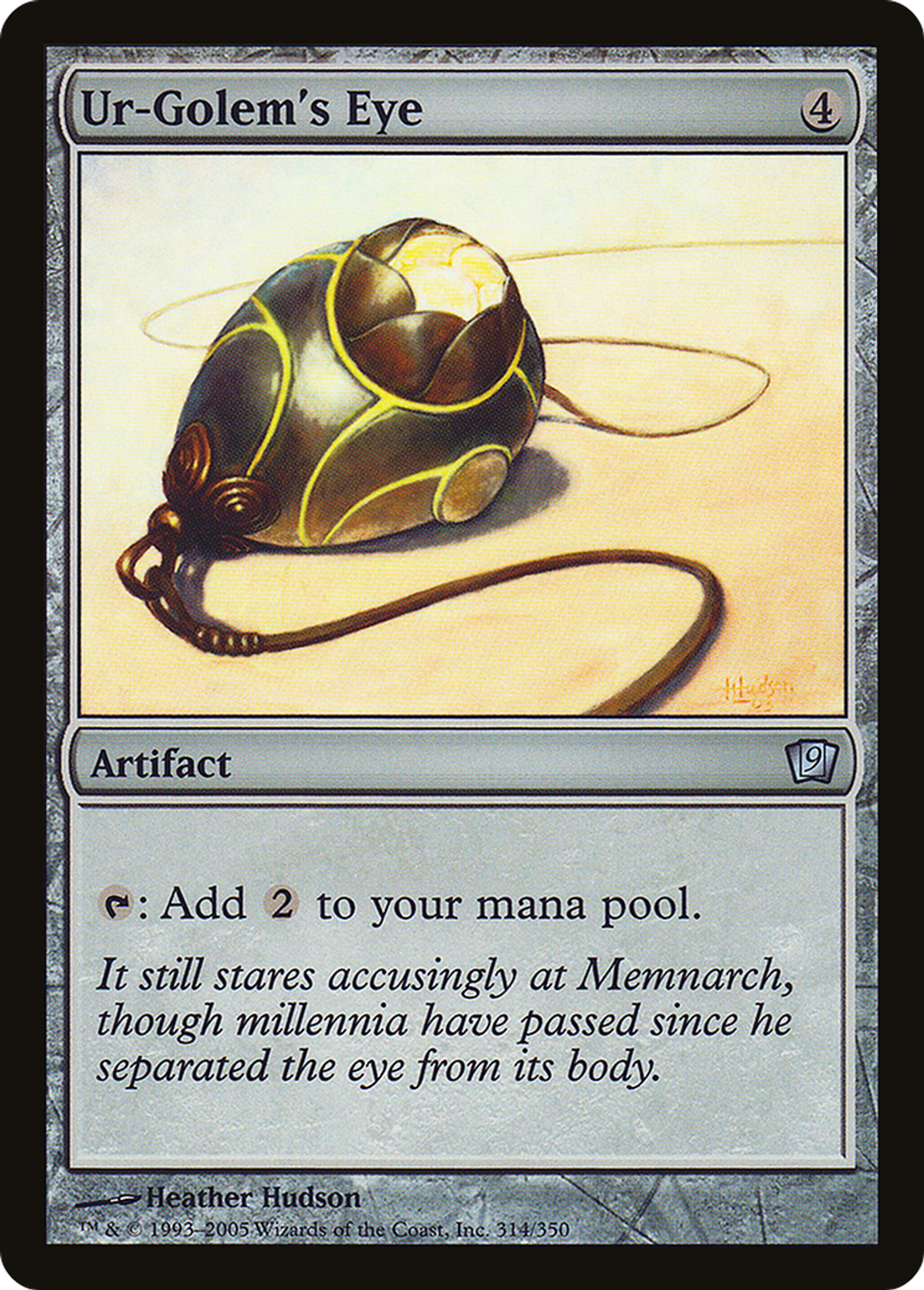 Œil de l'Ur-Golem — Ninth Edition — Magic: The Gathering