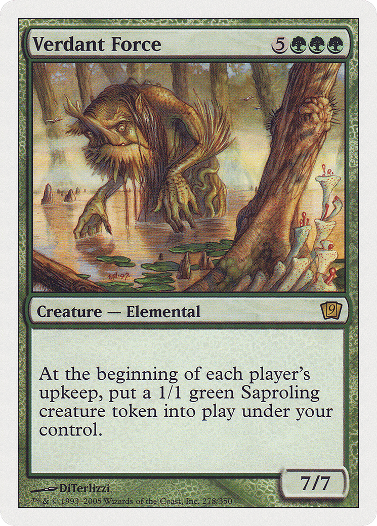 Verdant Force — Ninth Edition — Magic: The Gathering