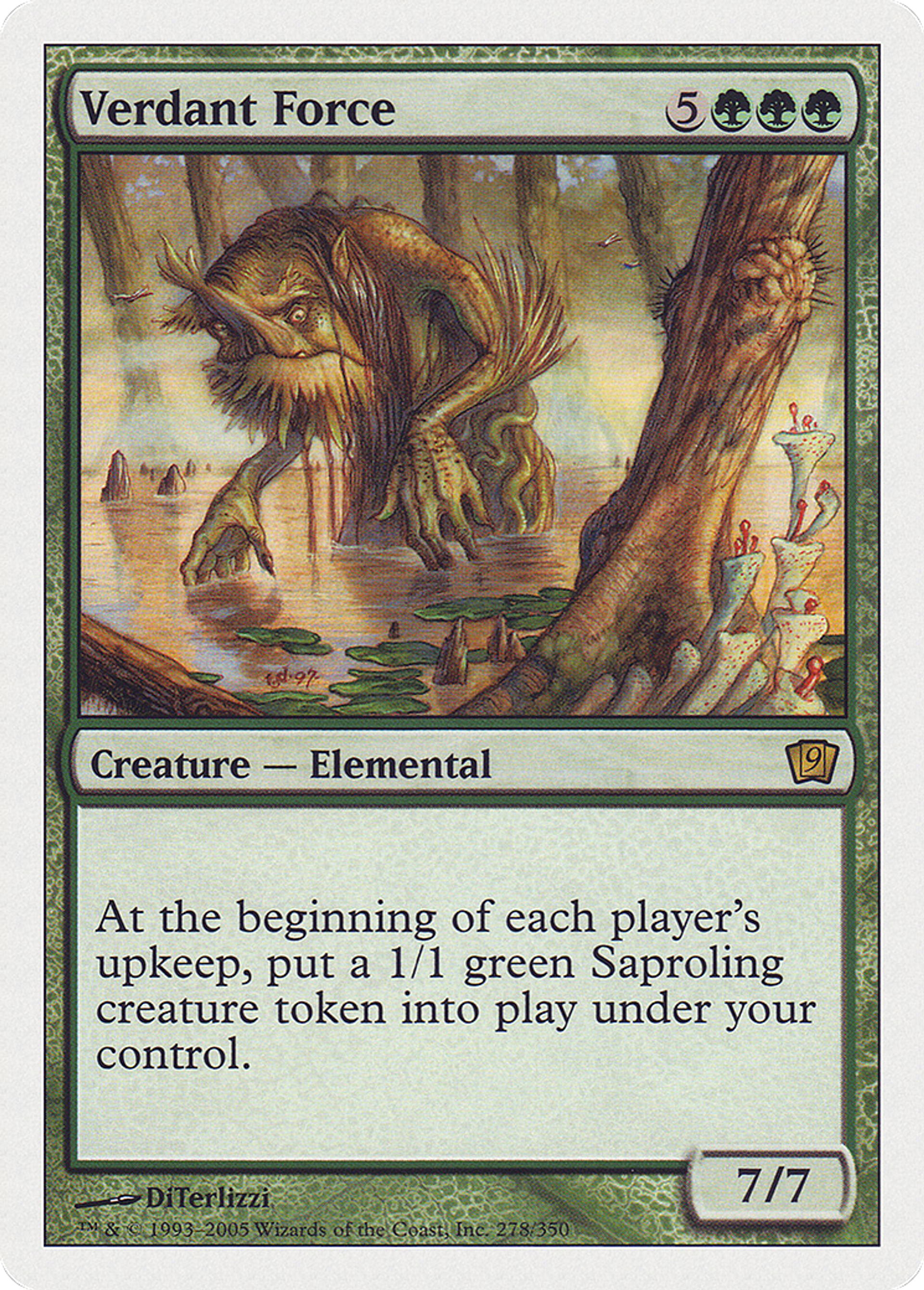 Force verdoyante — Ninth Edition — Magic: The Gathering