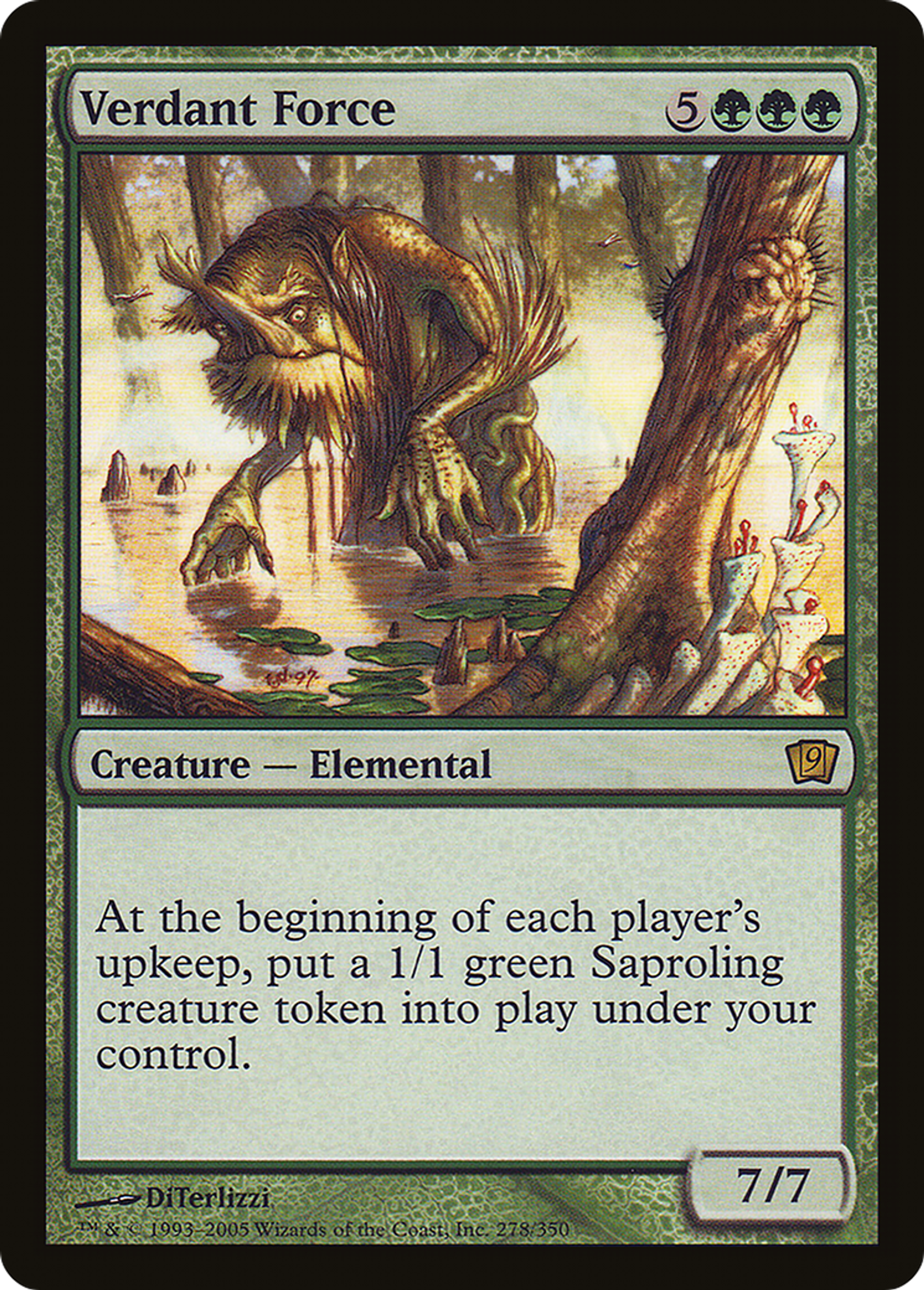 Force verdoyante — Ninth Edition — Magic: The Gathering