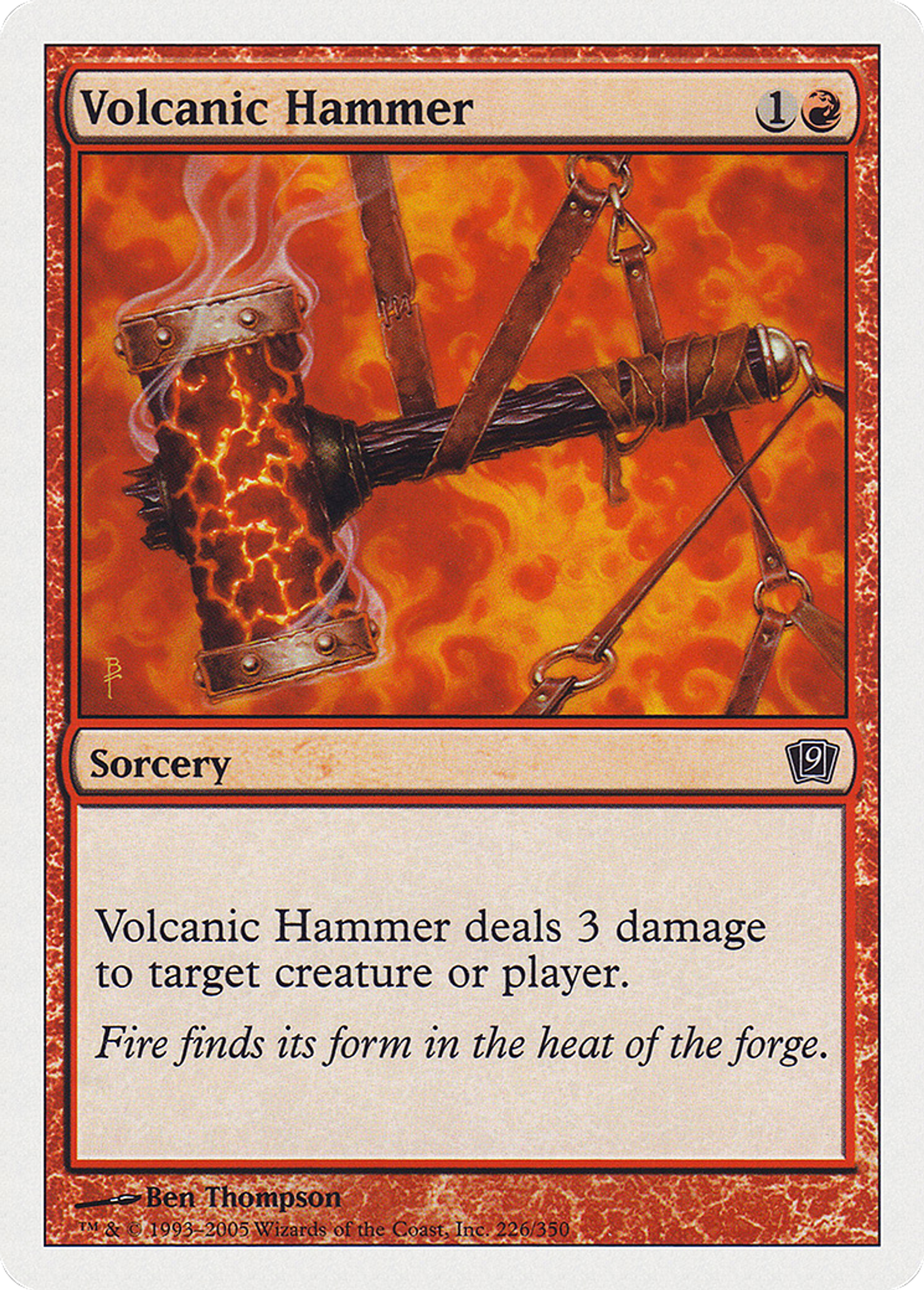 Volcanic Hammer — Ninth Edition — Magic: The Gathering