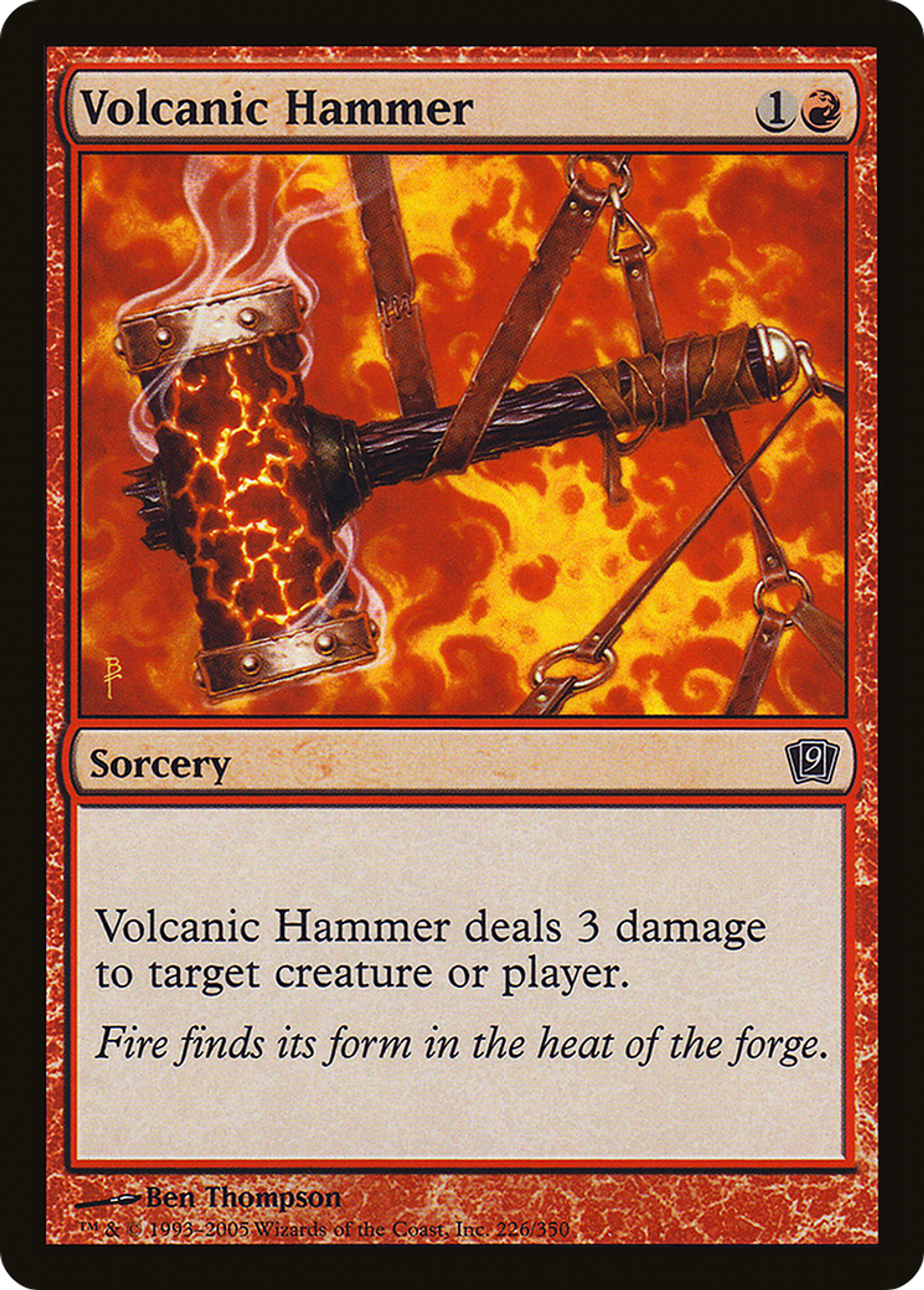 Marteau volcanique — Ninth Edition — Magic: The Gathering
