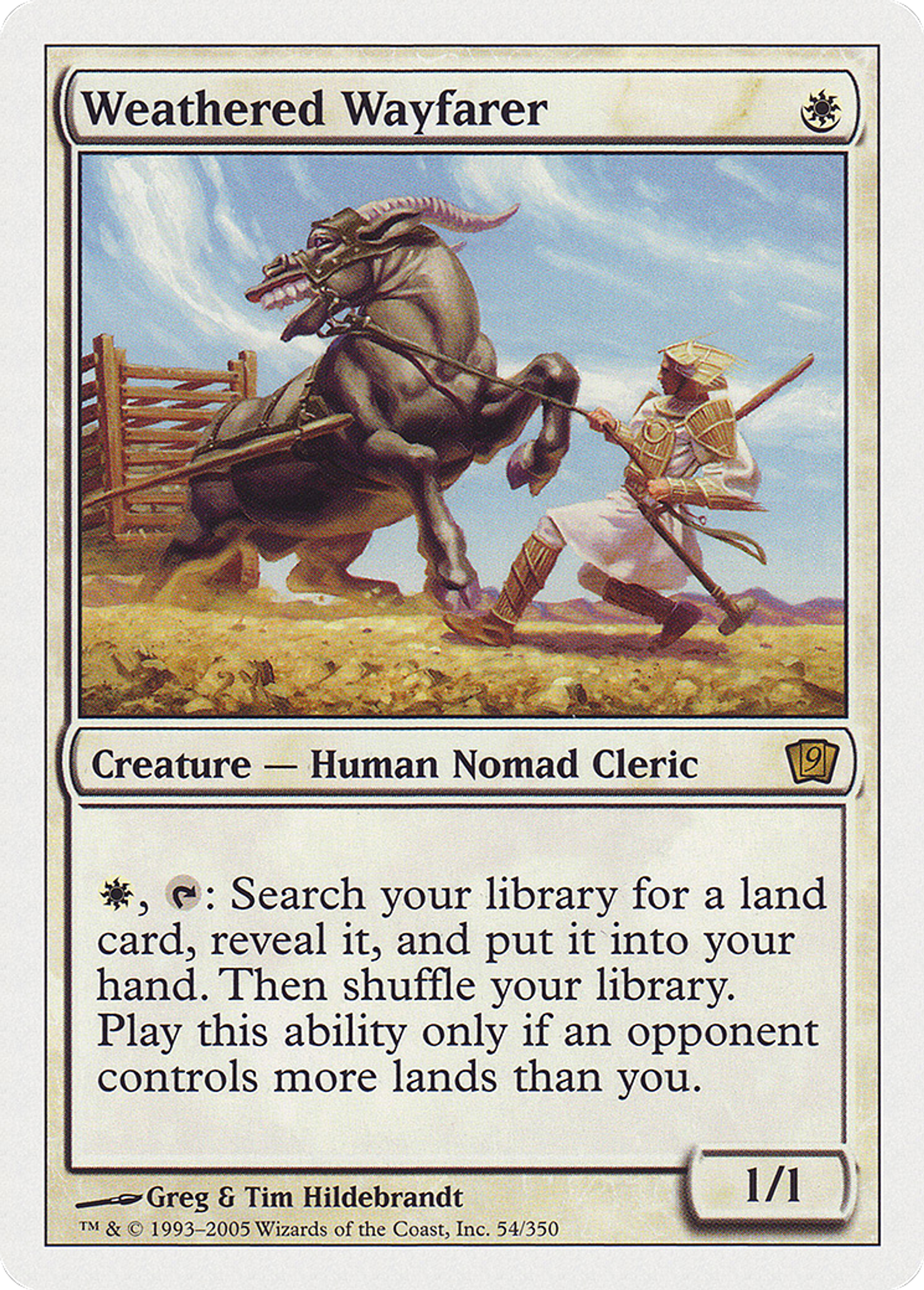 Voyageur hâlé — Ninth Edition — Magic: The Gathering