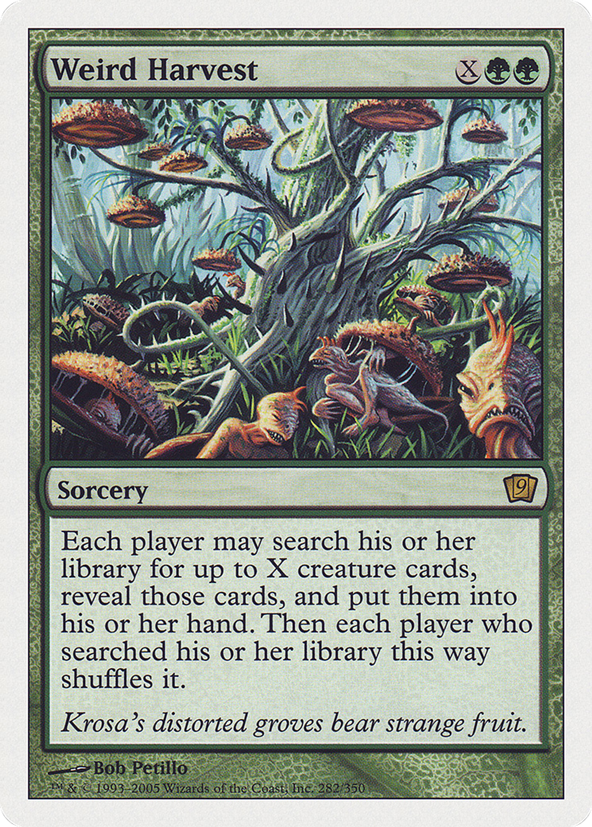 Étrange moisson — Ninth Edition — Magic: The Gathering