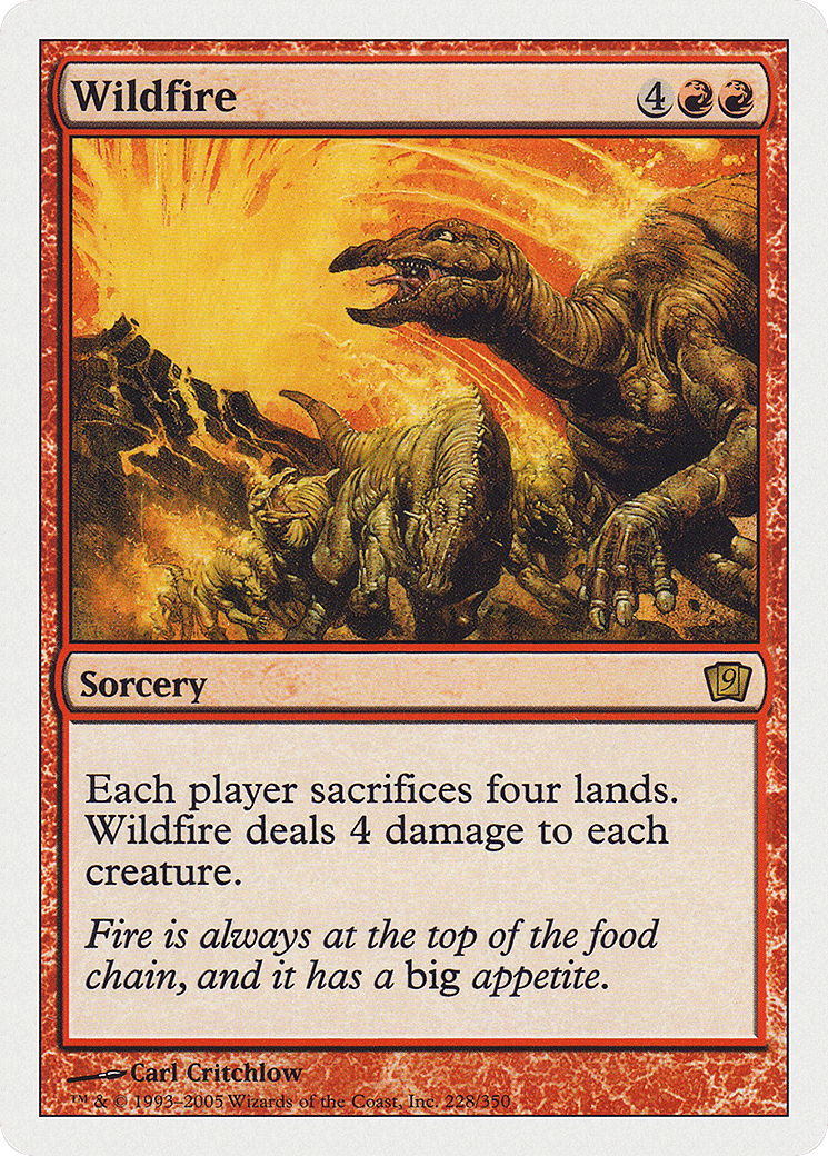 Wildfire — Ninth Edition — Magic: The Gathering