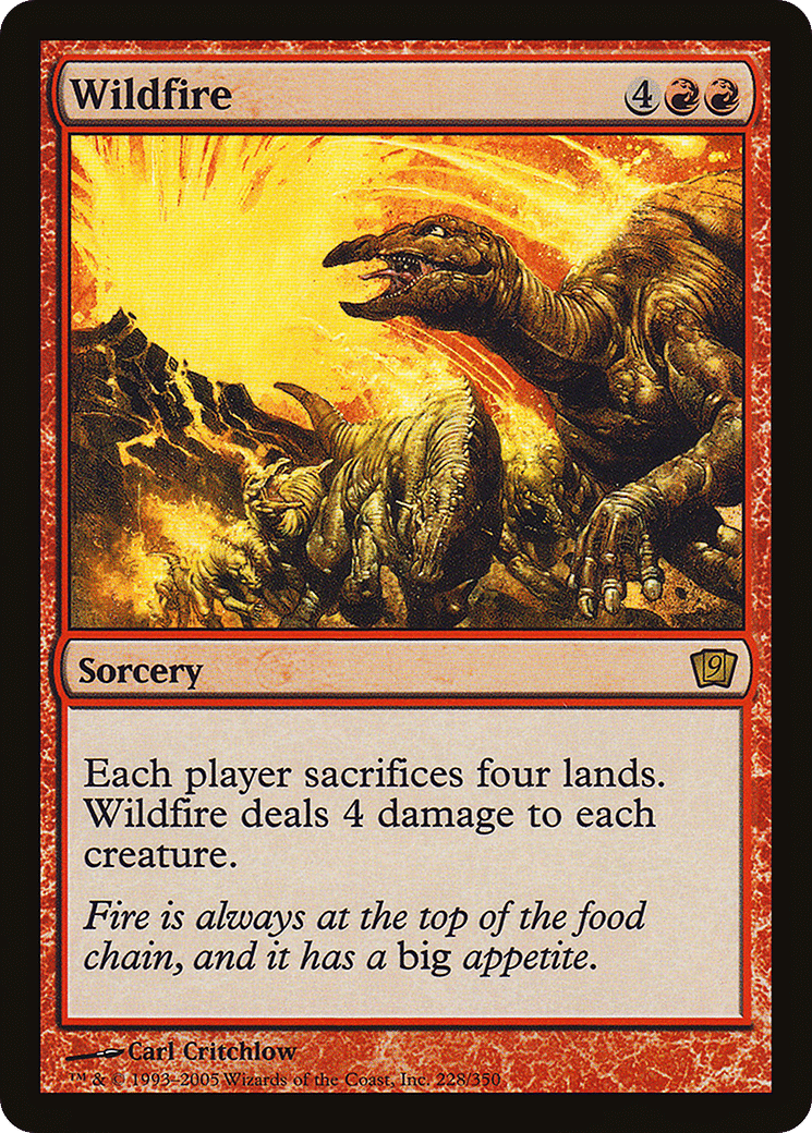 Wildfire — Ninth Edition — Magic: The Gathering