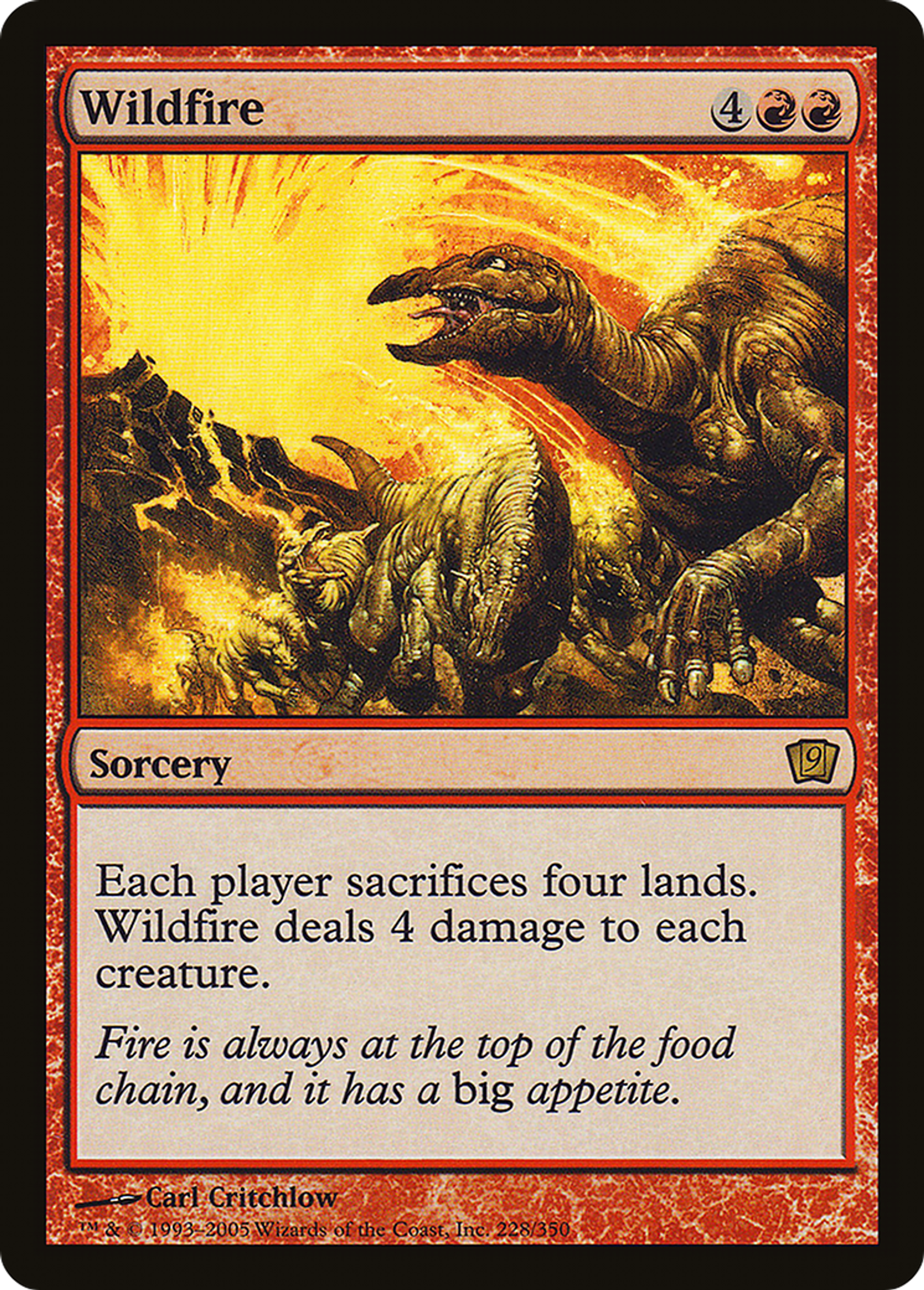 Feu dévastateur — Ninth Edition — Magic: The Gathering