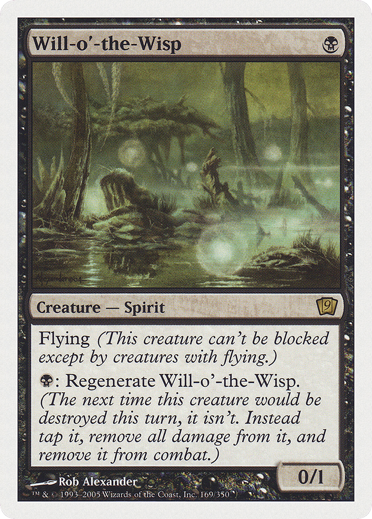 Will-o'-the-Wisp — Ninth Edition — Magic: The Gathering