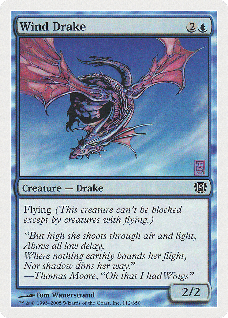 Wind Drake — Ninth Edition — Magic: The Gathering