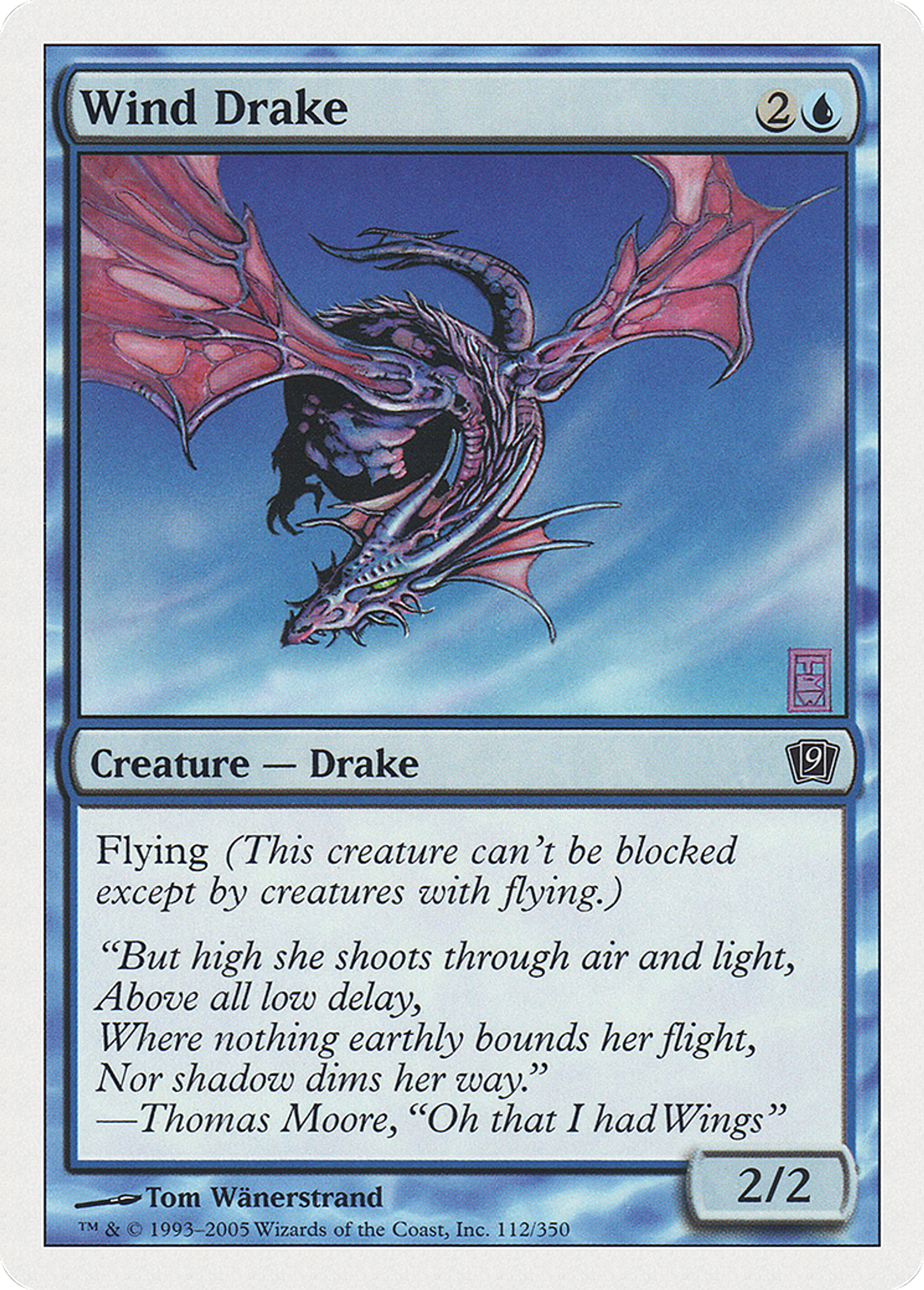 Wind Drake — Ninth Edition — Magic: The Gathering