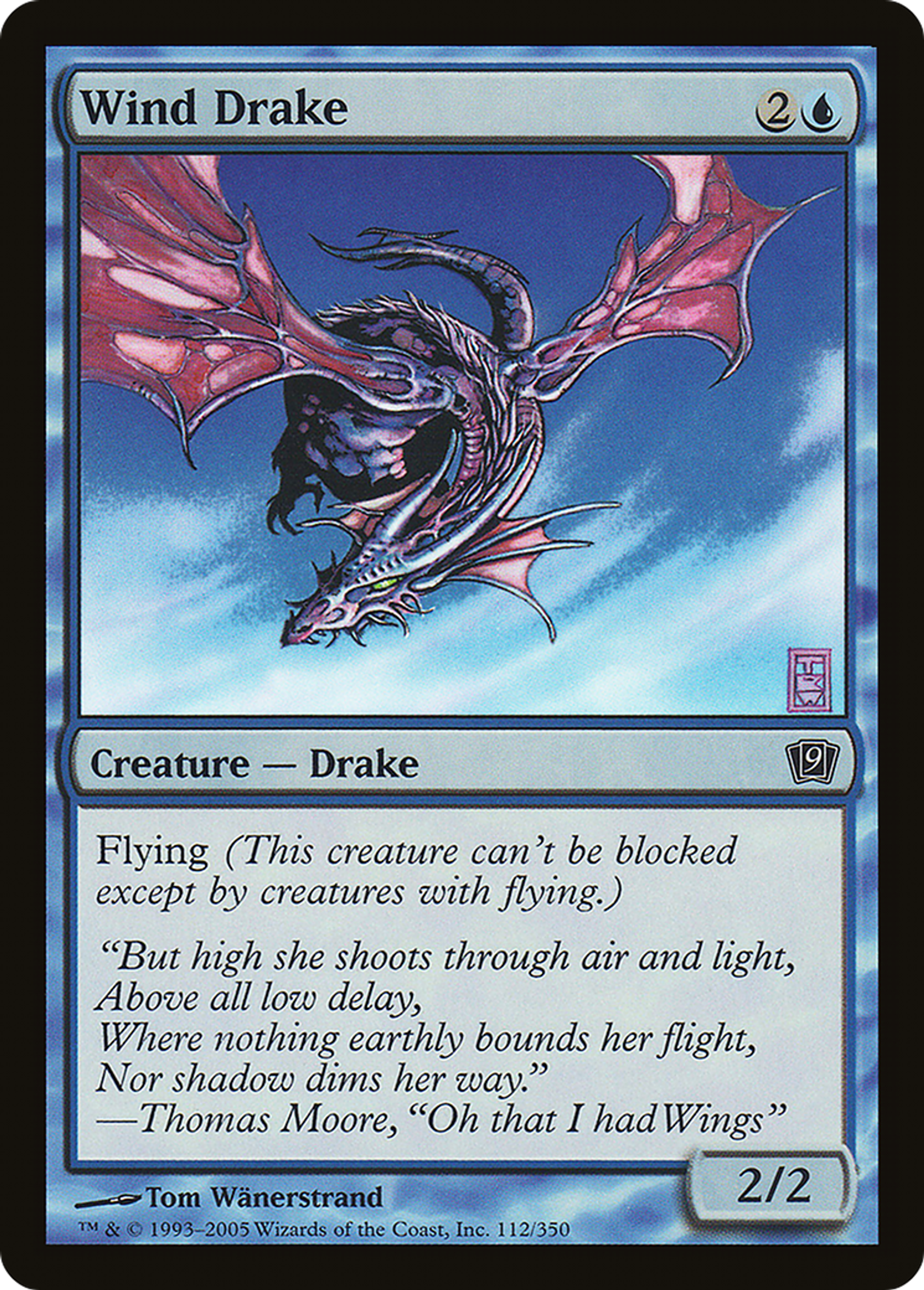 Drakôn des vents — Ninth Edition — Magic: The Gathering