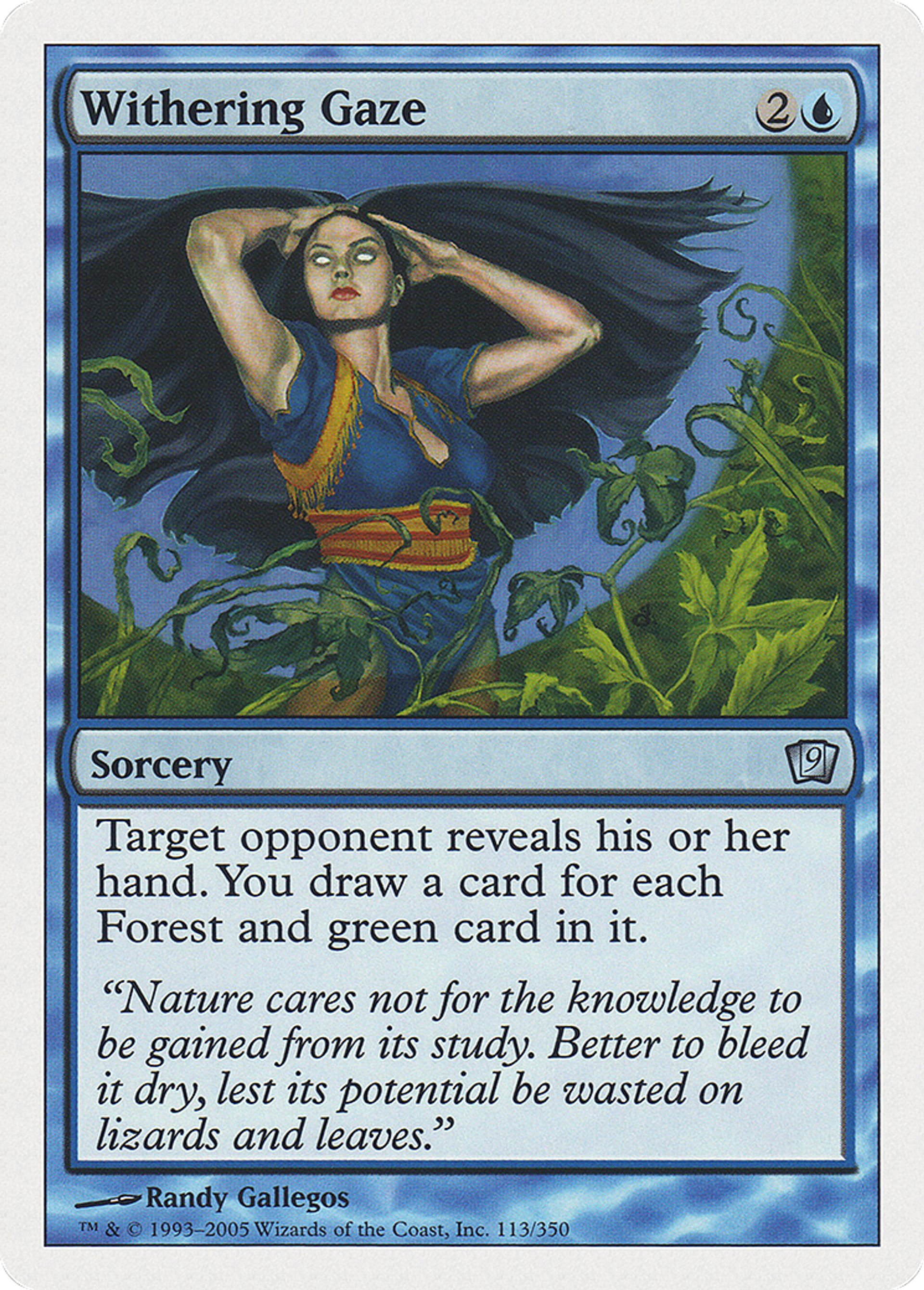 Regard flétrisseur — Ninth Edition — Magic: The Gathering