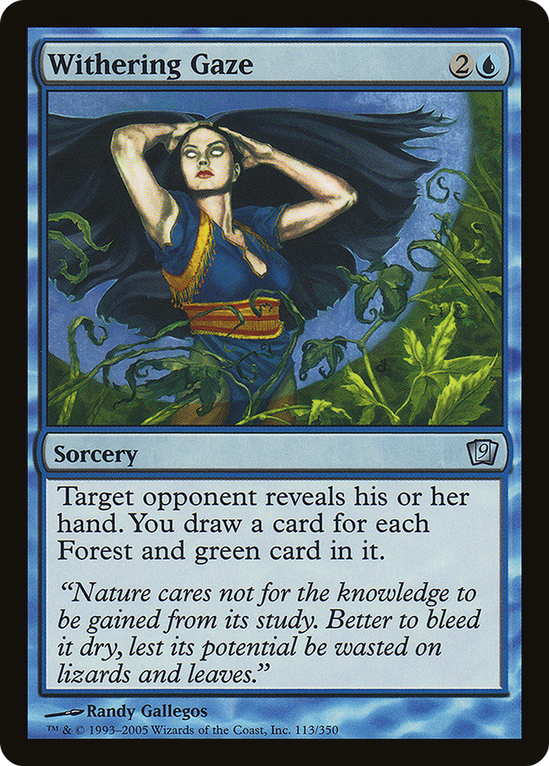 Regard flétrisseur — Ninth Edition — Magic: The Gathering