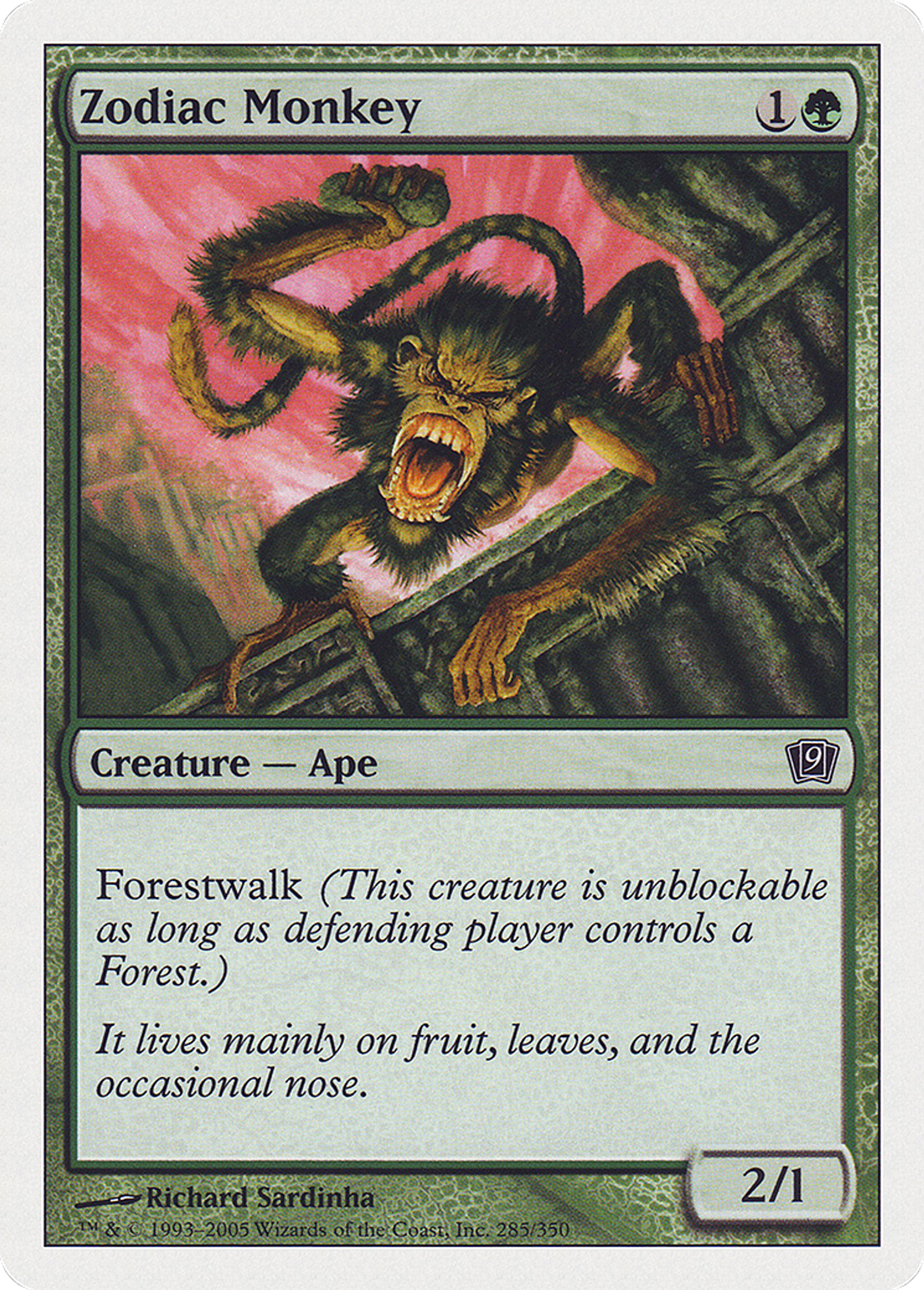 Singe du zodiaque — Ninth Edition — Magic: The Gathering