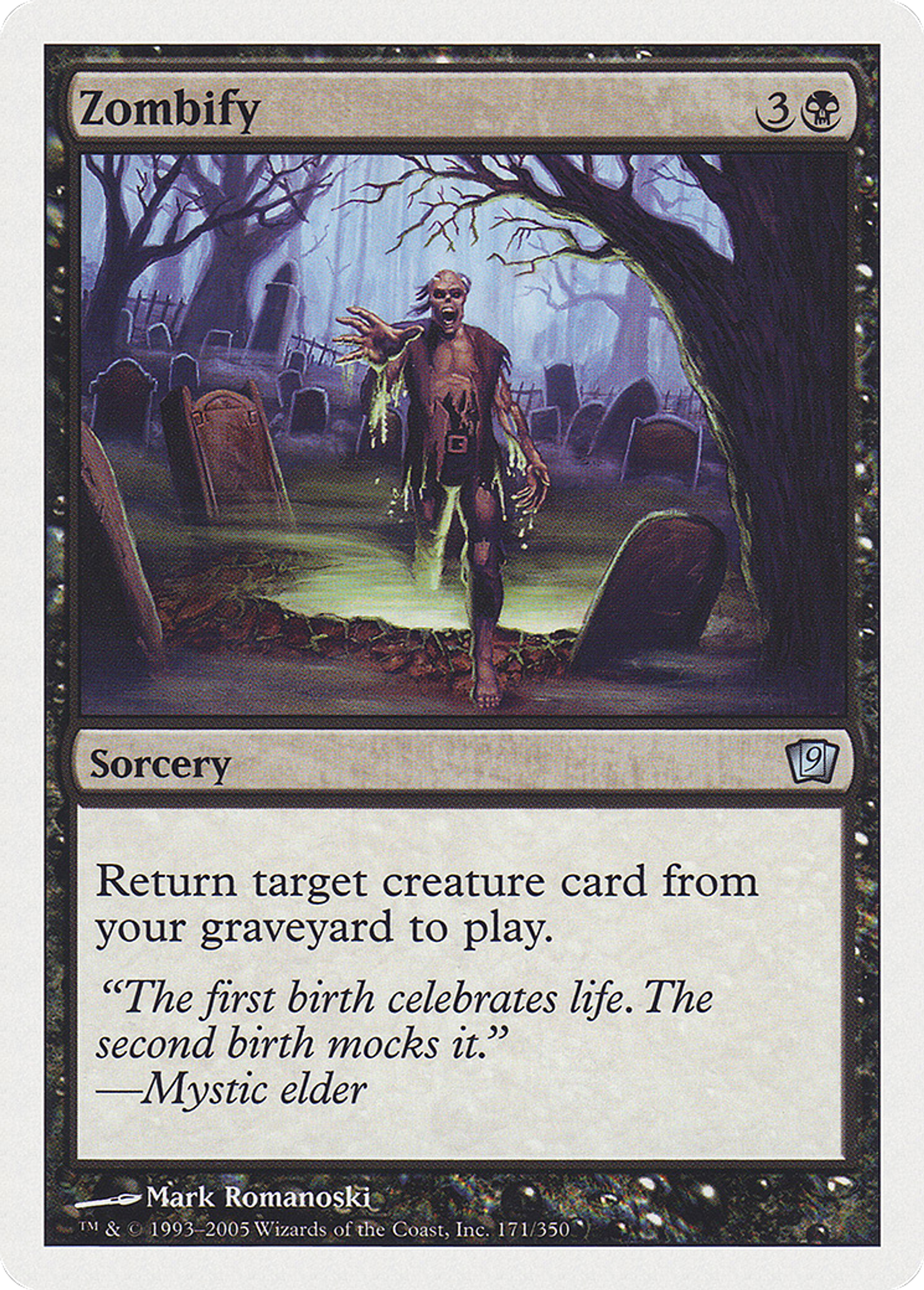 Zombification — Ninth Edition — Magic: The Gathering