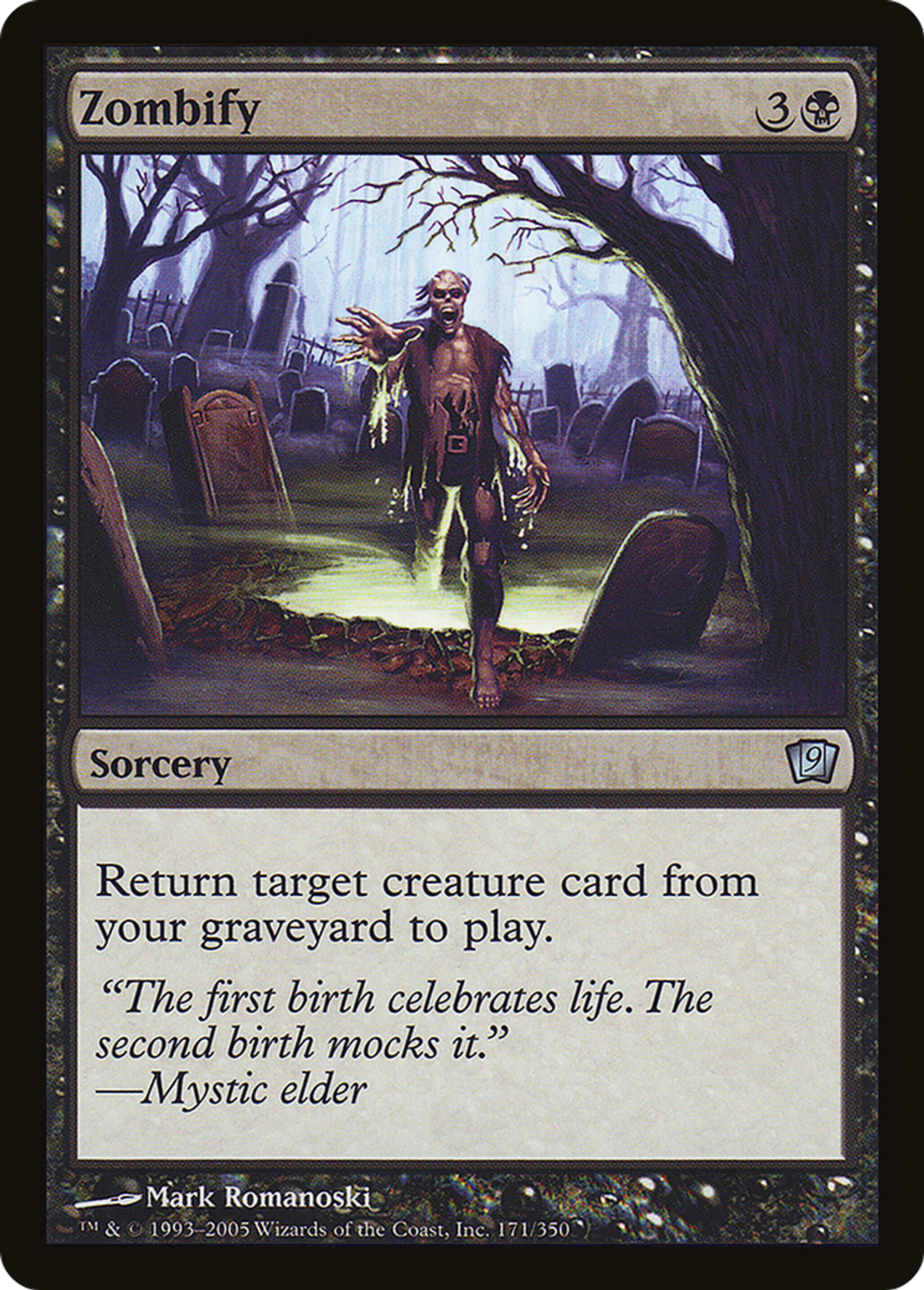 Zombification — Ninth Edition — Magic: The Gathering