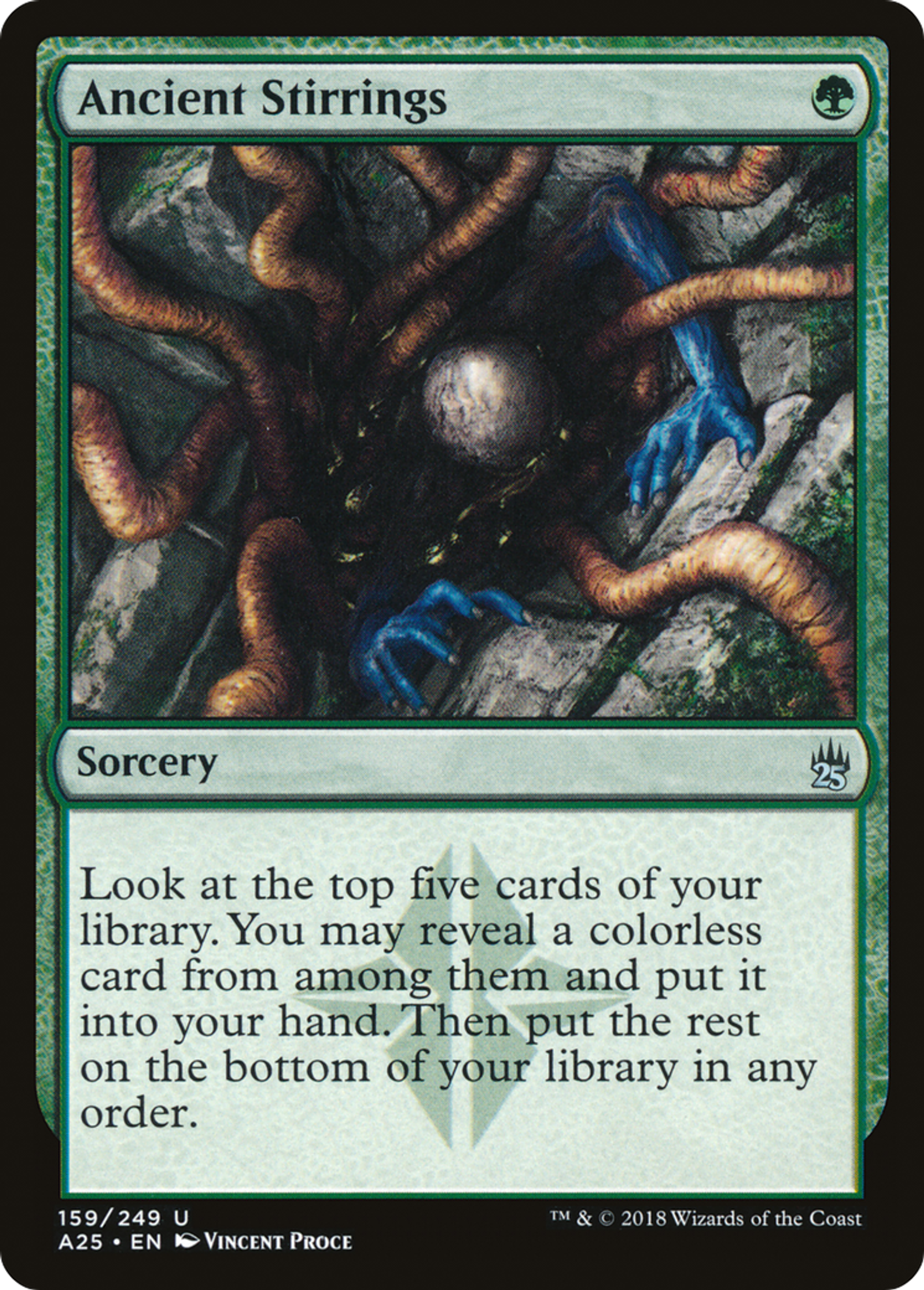 Ancient Stirrings — Masters 25 — Magic: The Gathering