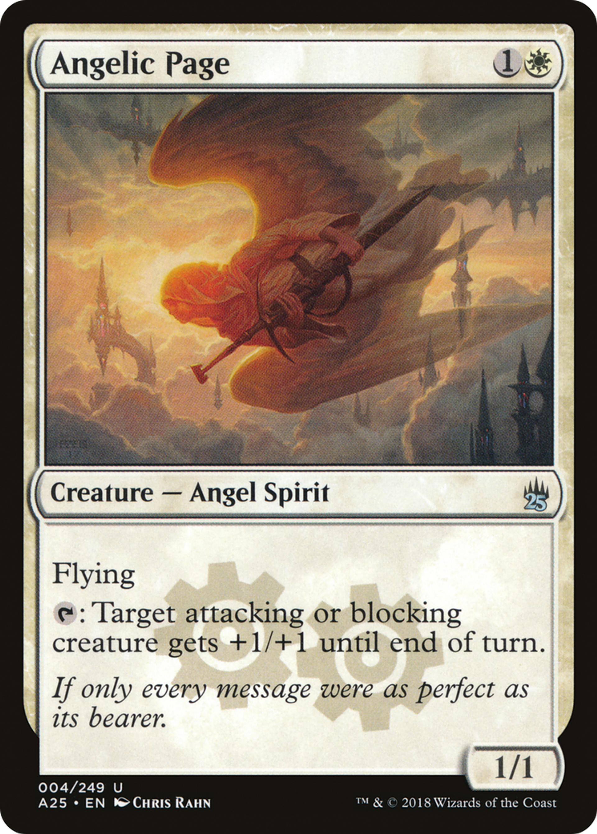 Angelic Page — Masters 25 — Magic: The Gathering