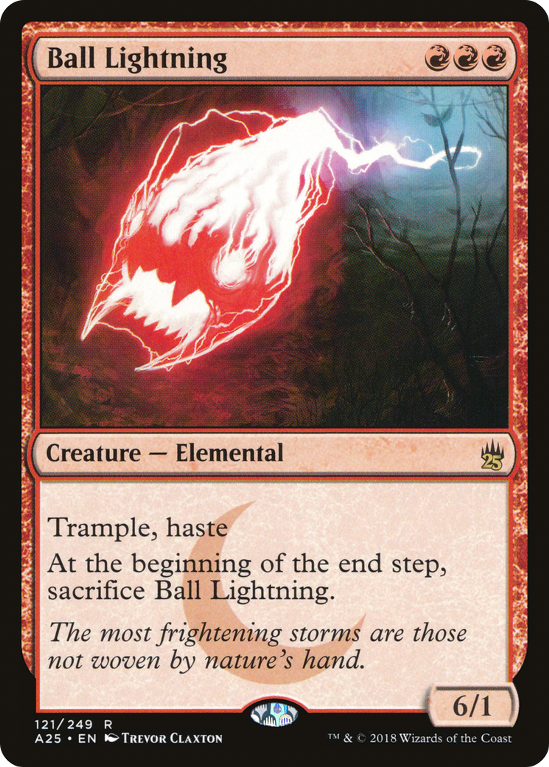 Ball Lightning — Masters 25 — Magic: The Gathering