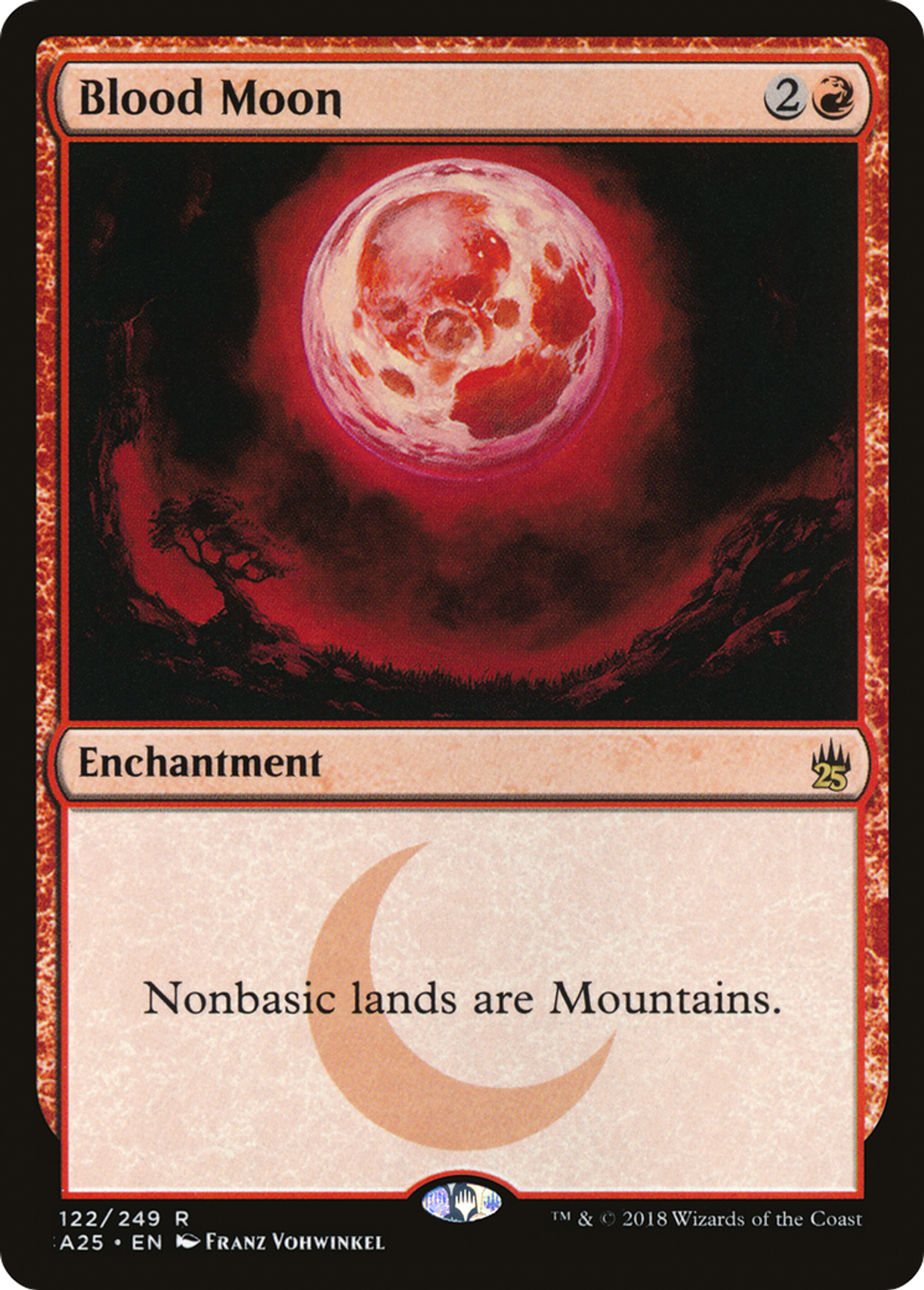 Blood Moon — Masters 25 — Magic: The Gathering