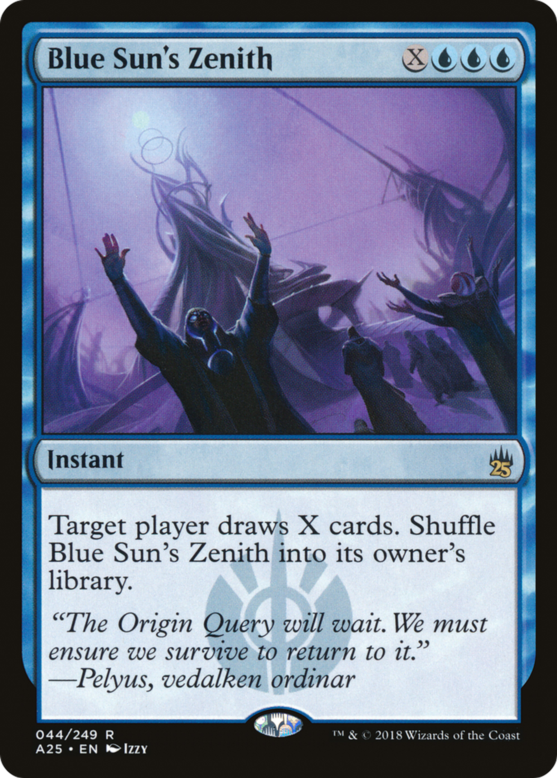 Blue Sun's Zenith — Masters 25 — Magic: The Gathering