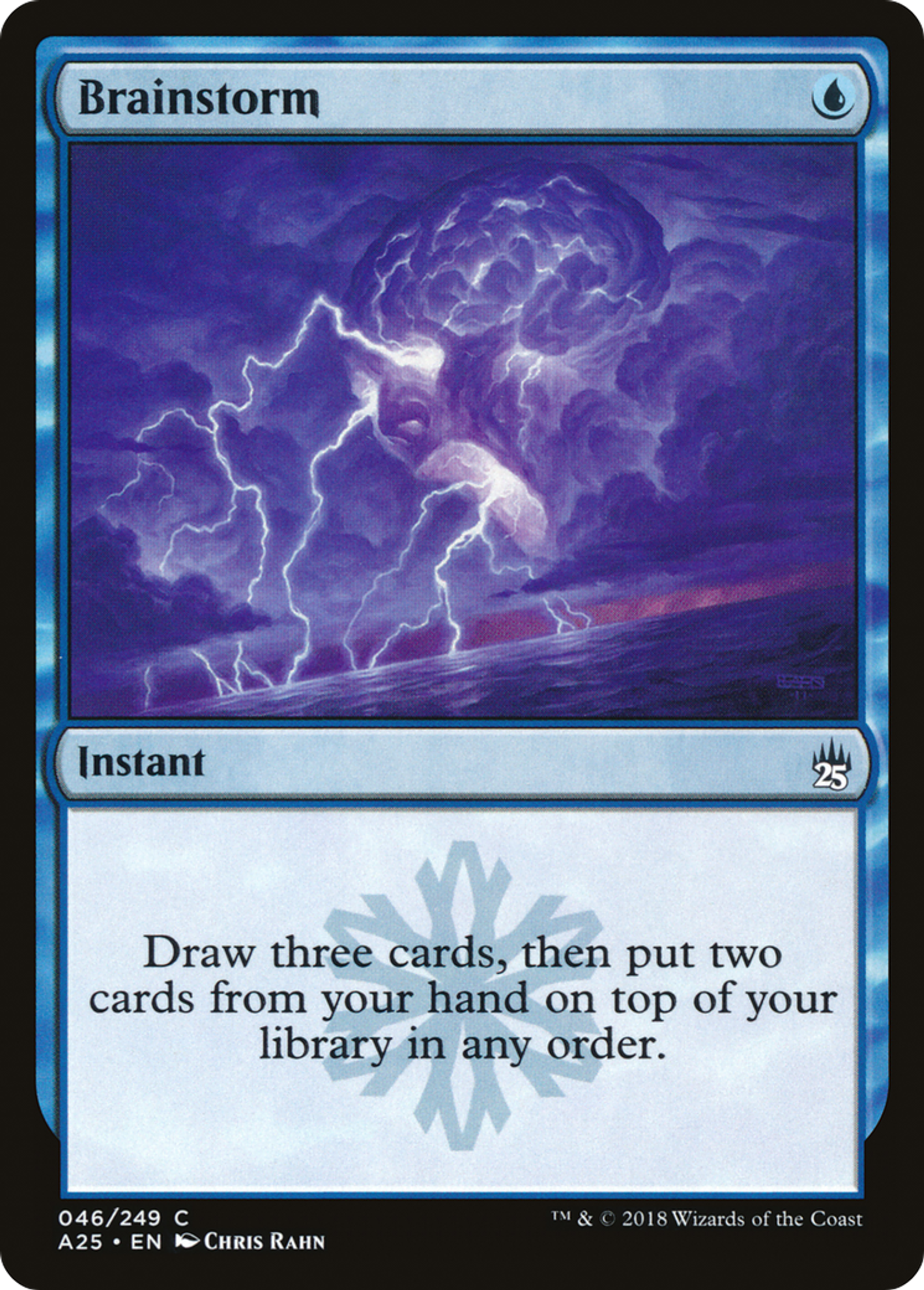 Brainstorm — Masters 25 — Magic: The Gathering