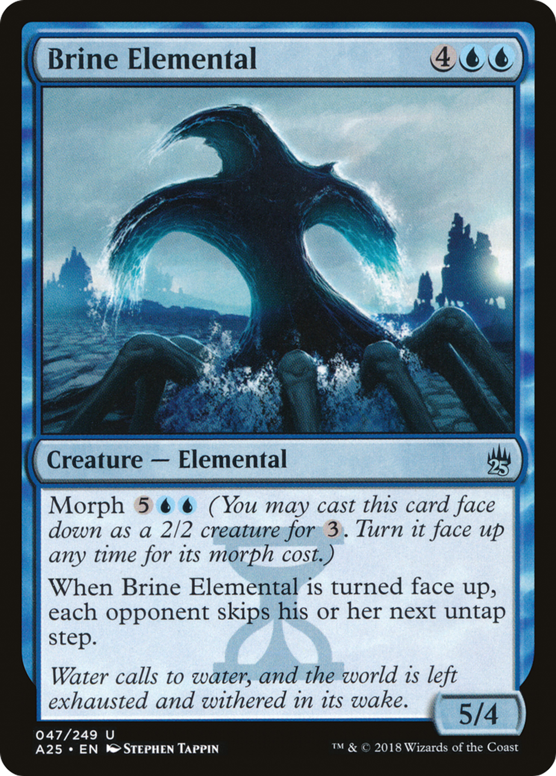 Brine Elemental — Masters 25 — Magic: The Gathering