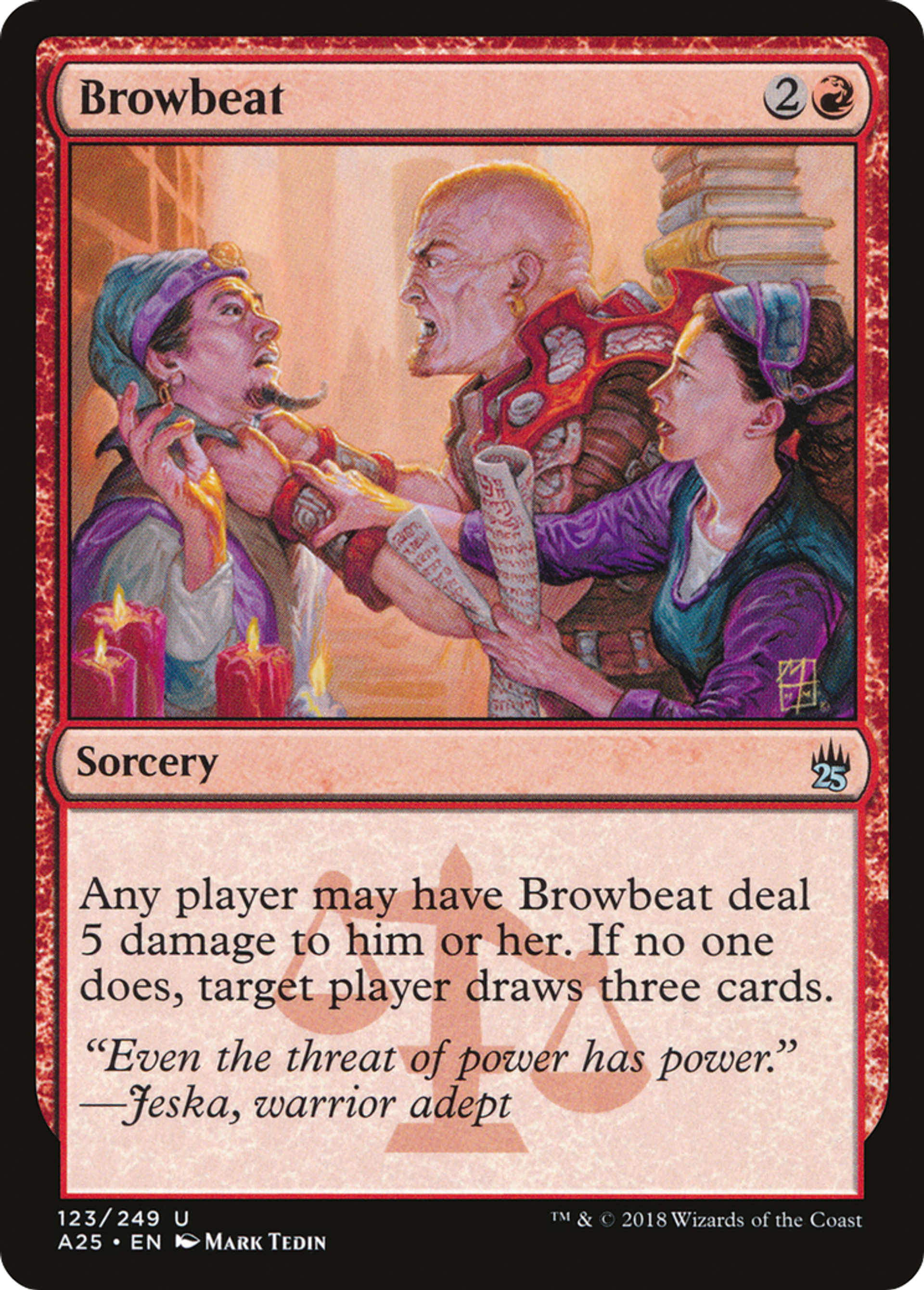 Browbeat — Masters 25 — Magic: The Gathering